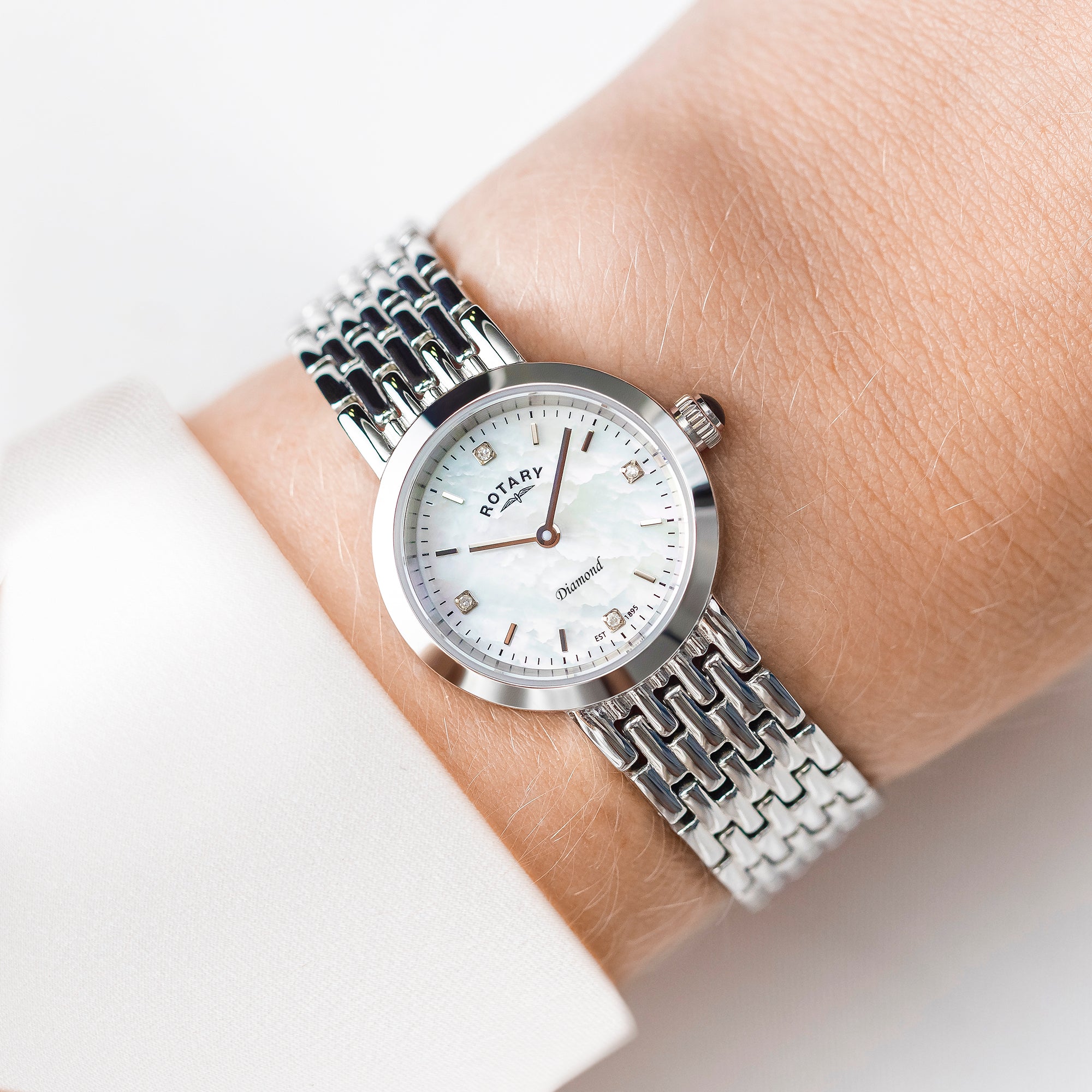 Rotary Ladies Heritage Diamond Watch - LB00899/07/D