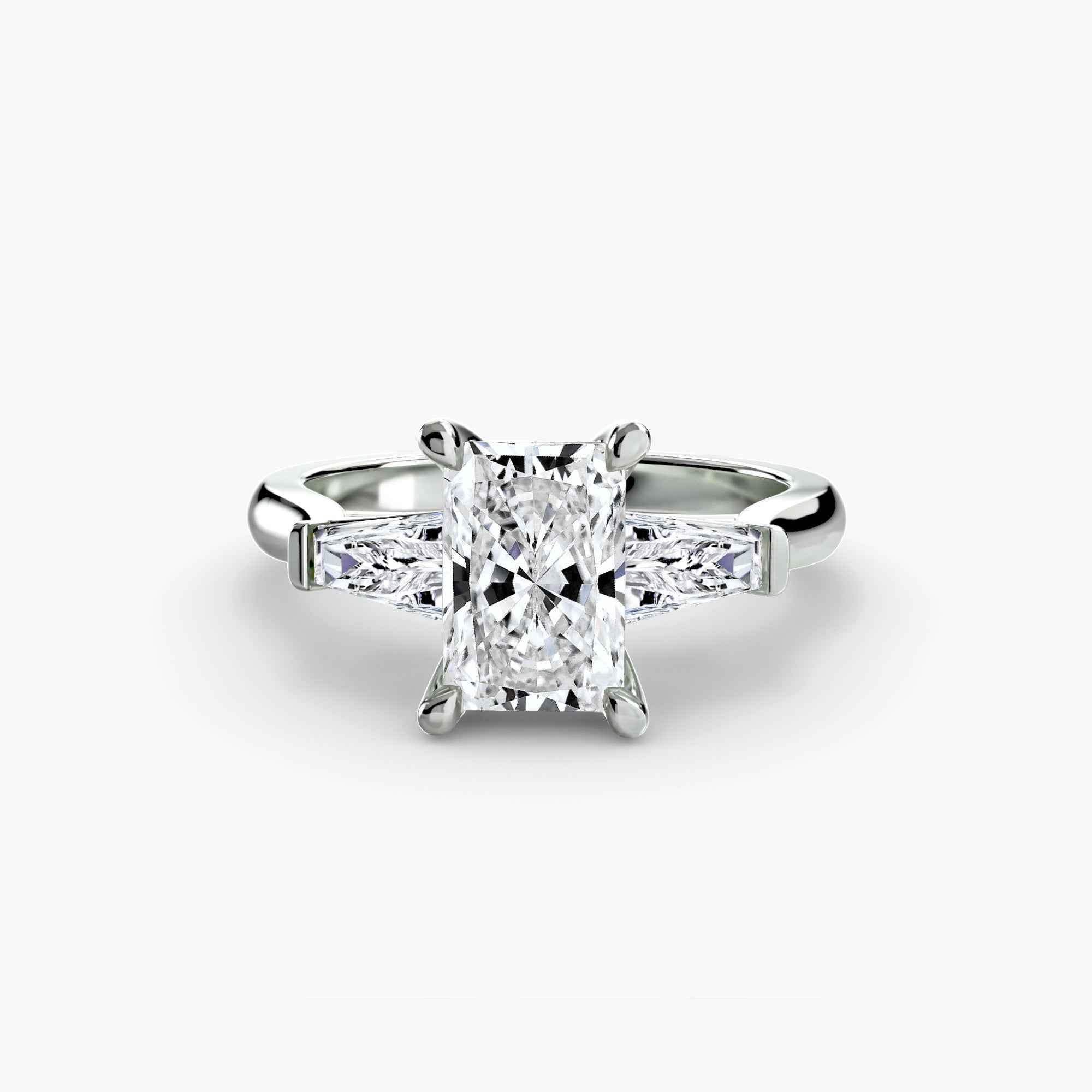Three-Stone Ring (Baguette Side Stones) 2