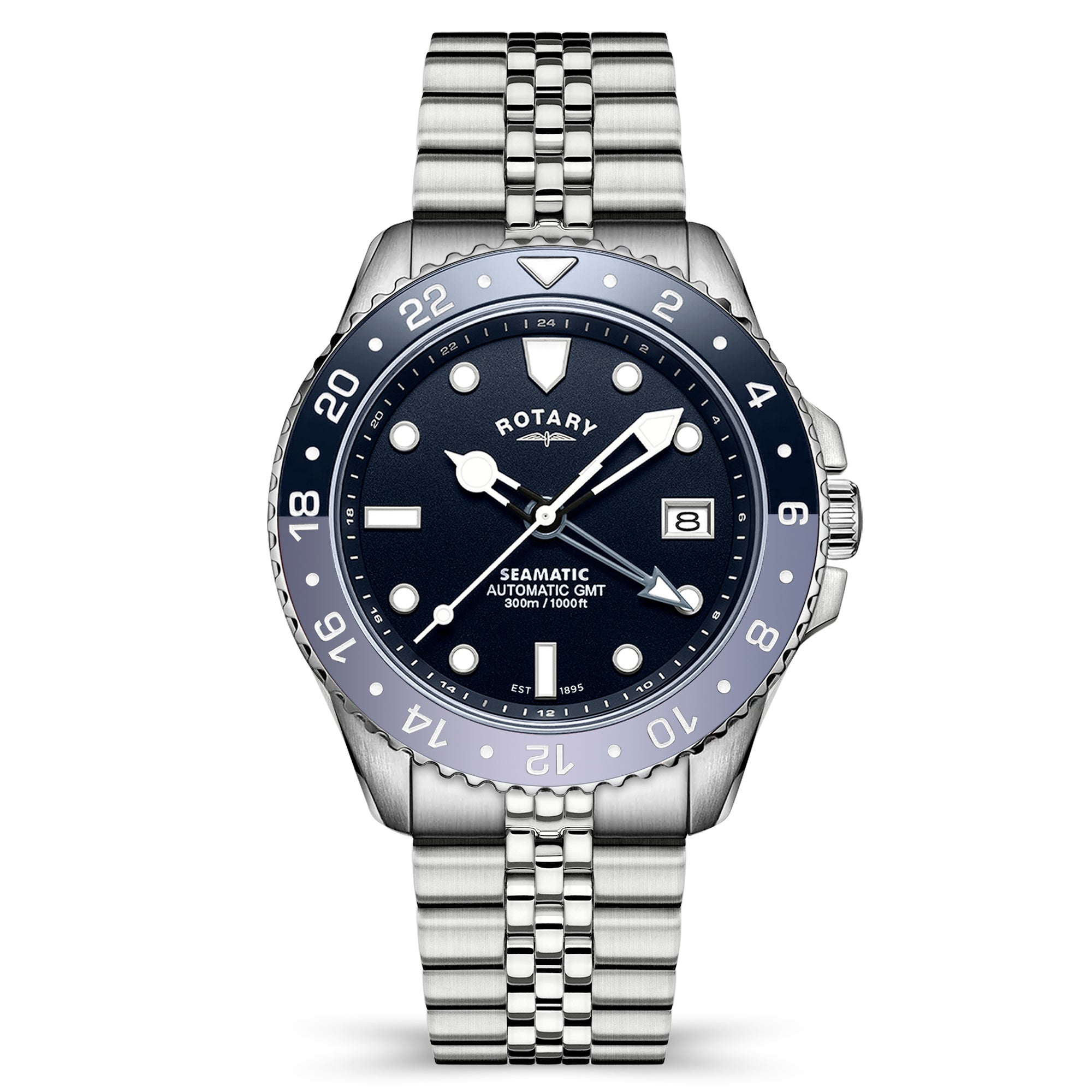 Rotary Men's Seamatic GMT 300M Watch - RGB10005/04