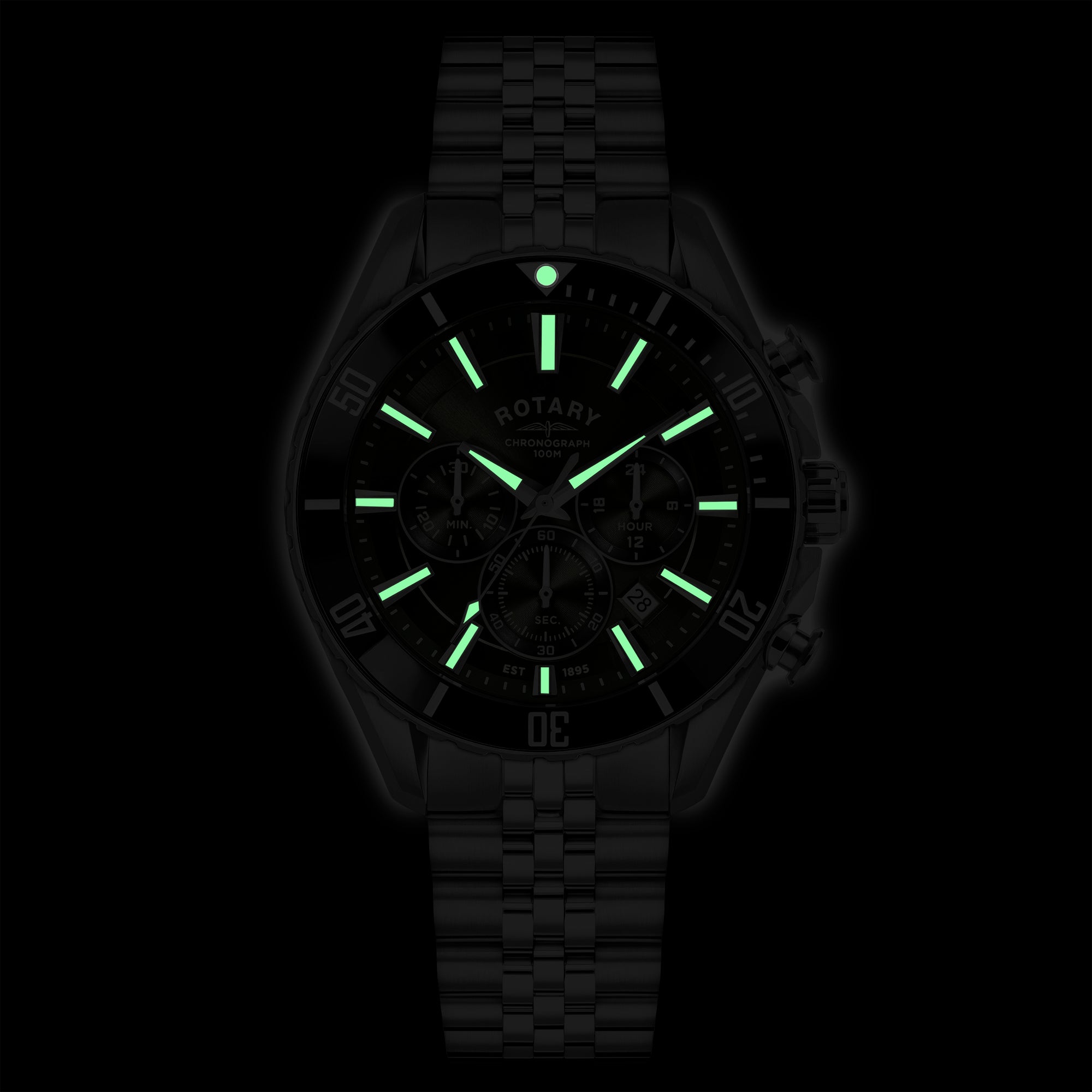 Rotary Men's Apex 100 Chronograph 100M Watch - RGB10013/24