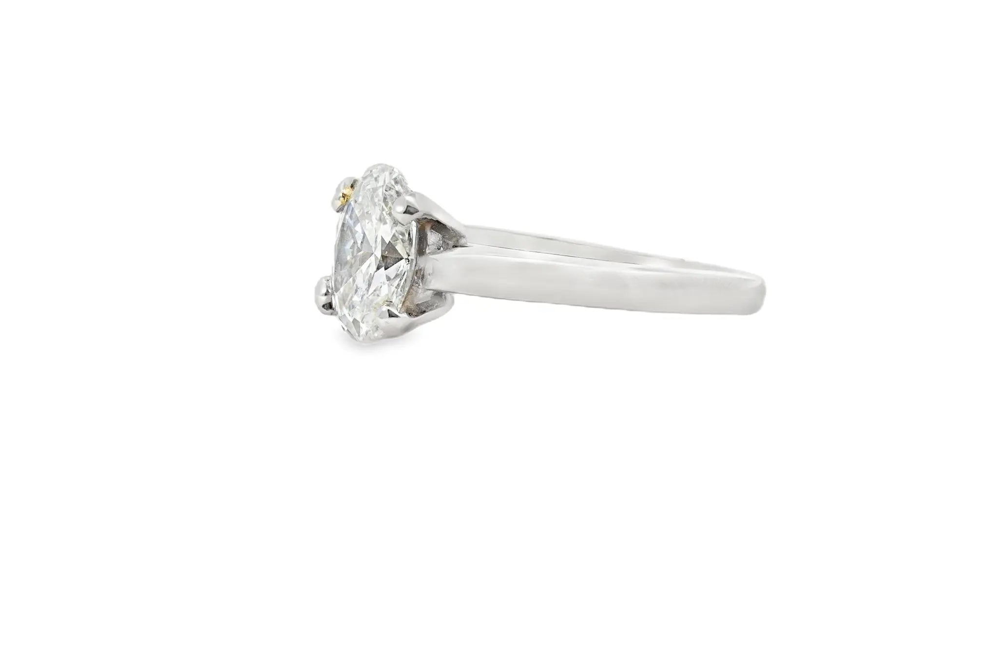 Platinum Lab Diamond Oval Solitaire Ring 1.79ct - SM1027 - Hallmark Jewellers Formby & The Jewellers Bench Widnes