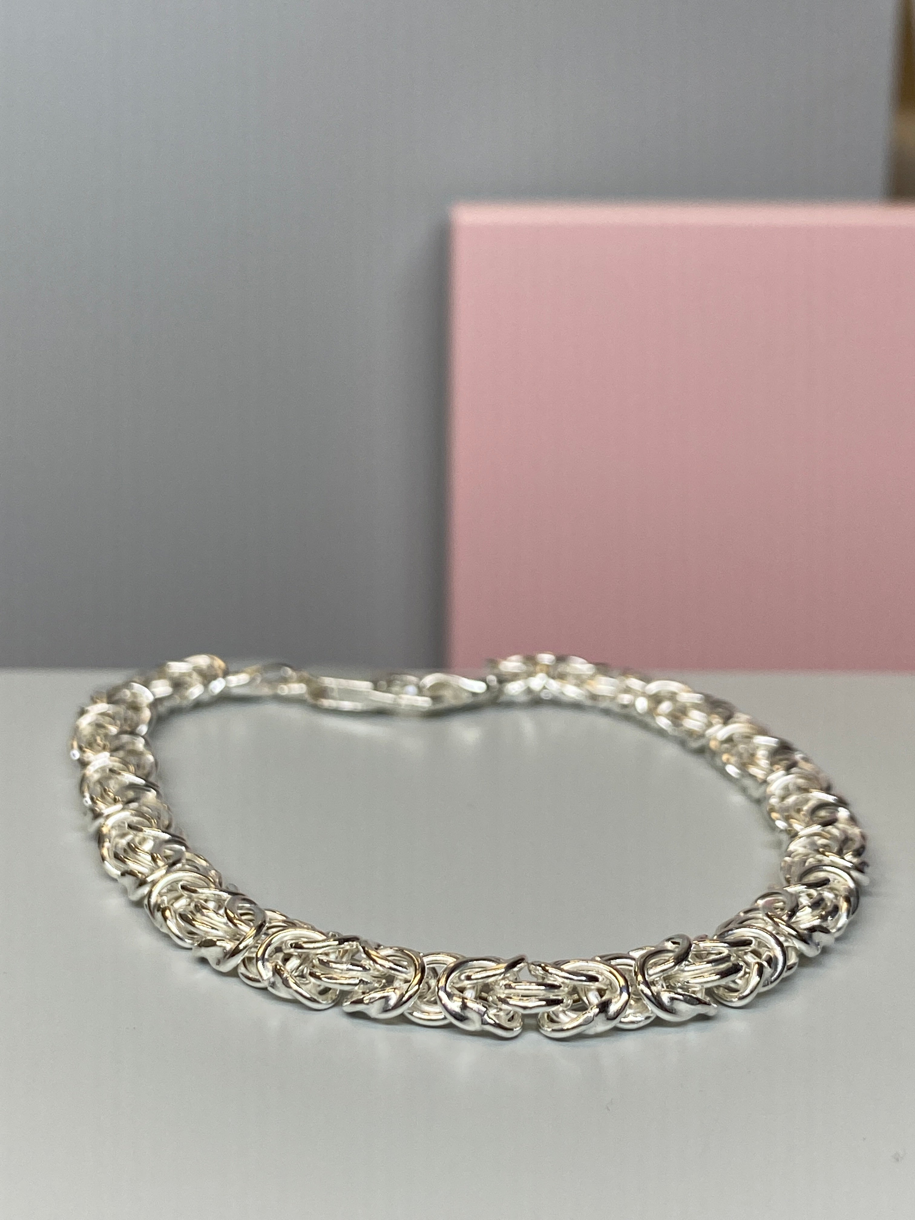 Silver Pattern Bracelet - Hallmark Jewellers Formby & The Jewellers Bench Widnes