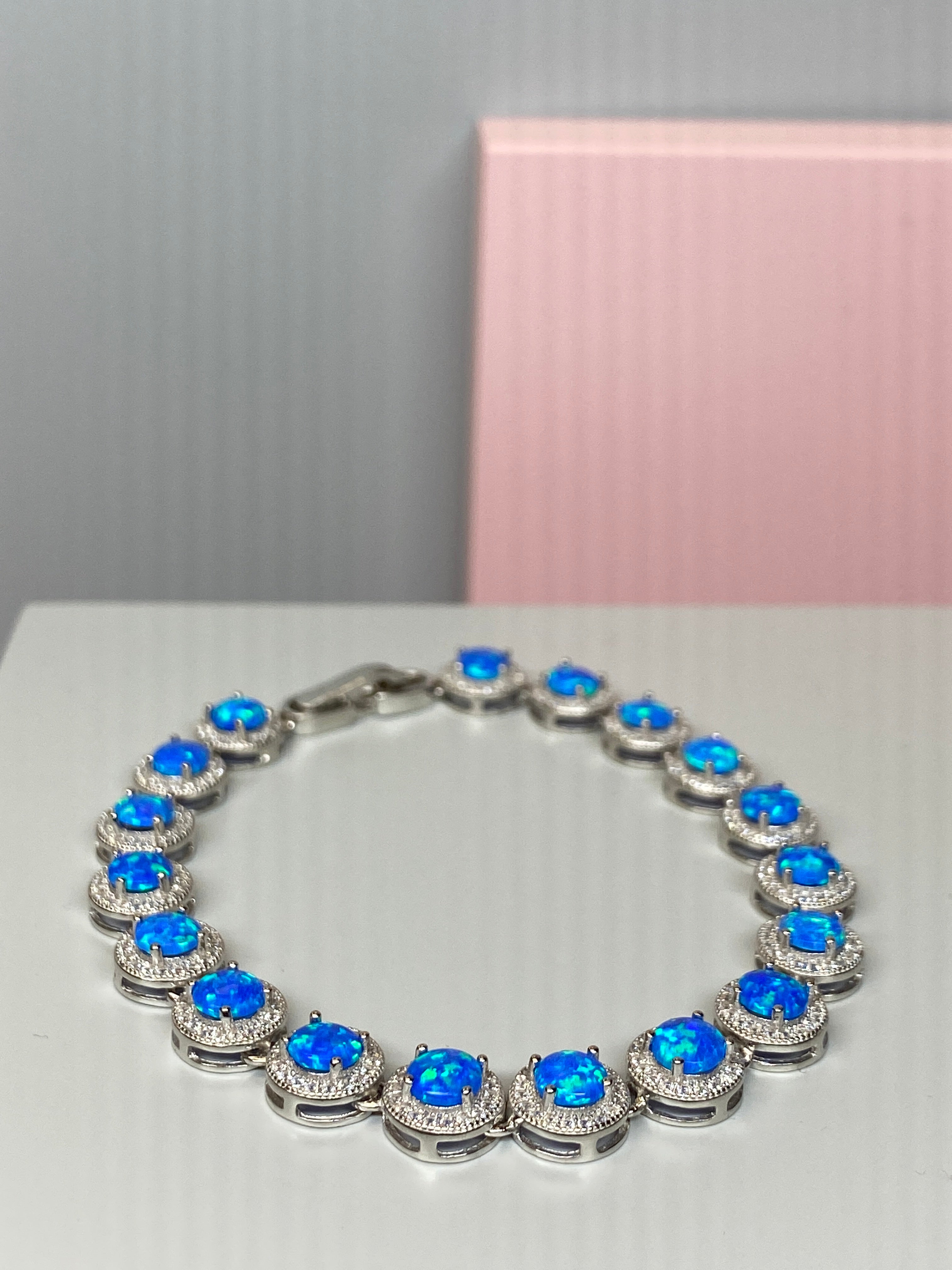 Silver Round 'Opal' Bracelet - Hallmark Jewellers Formby & The Jewellers Bench Widnes