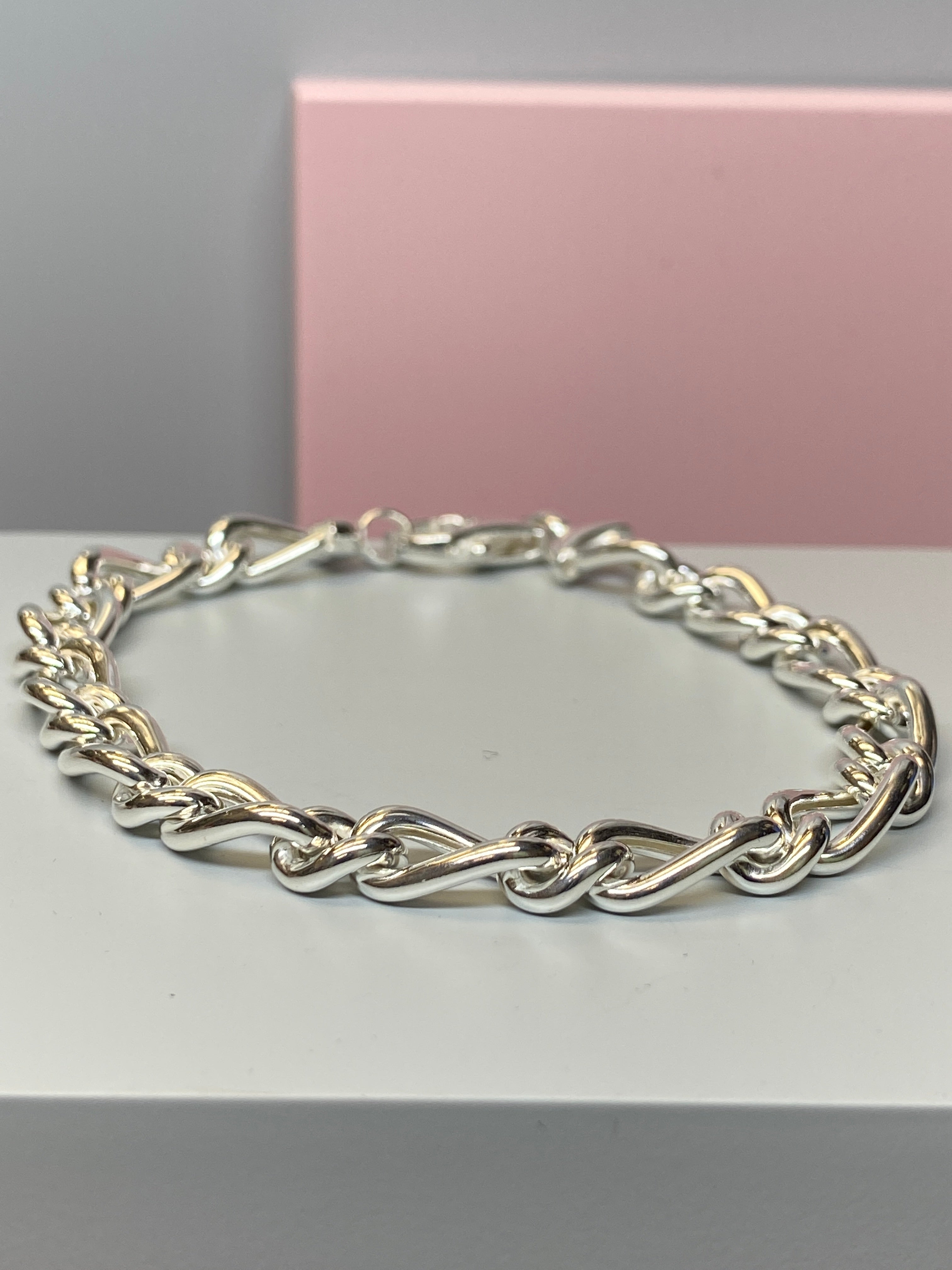 Silver Patterned Bracelet - Hallmark Jewellers Formby & The Jewellers Bench Widnes