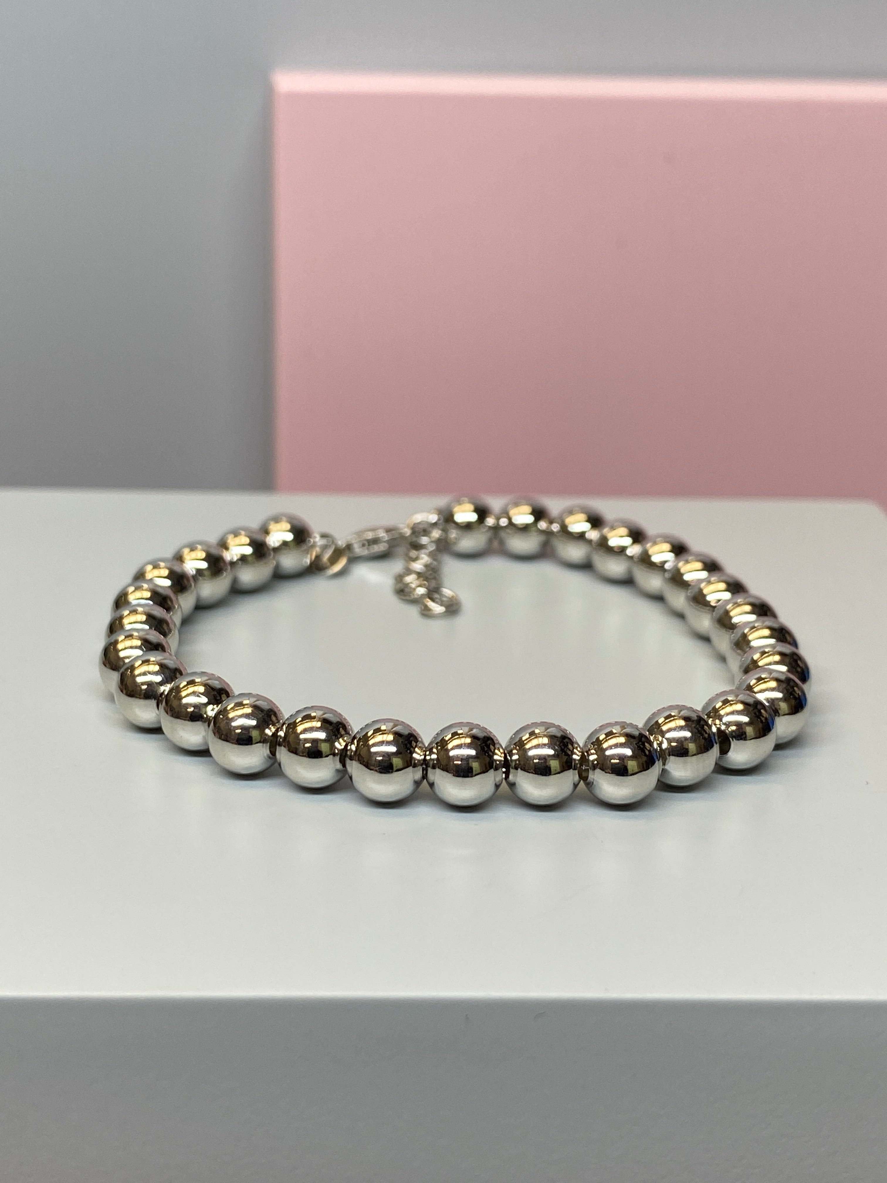 Silver Beaded Bracelet - Hallmark Jewellers Formby & The Jewellers Bench Widnes
