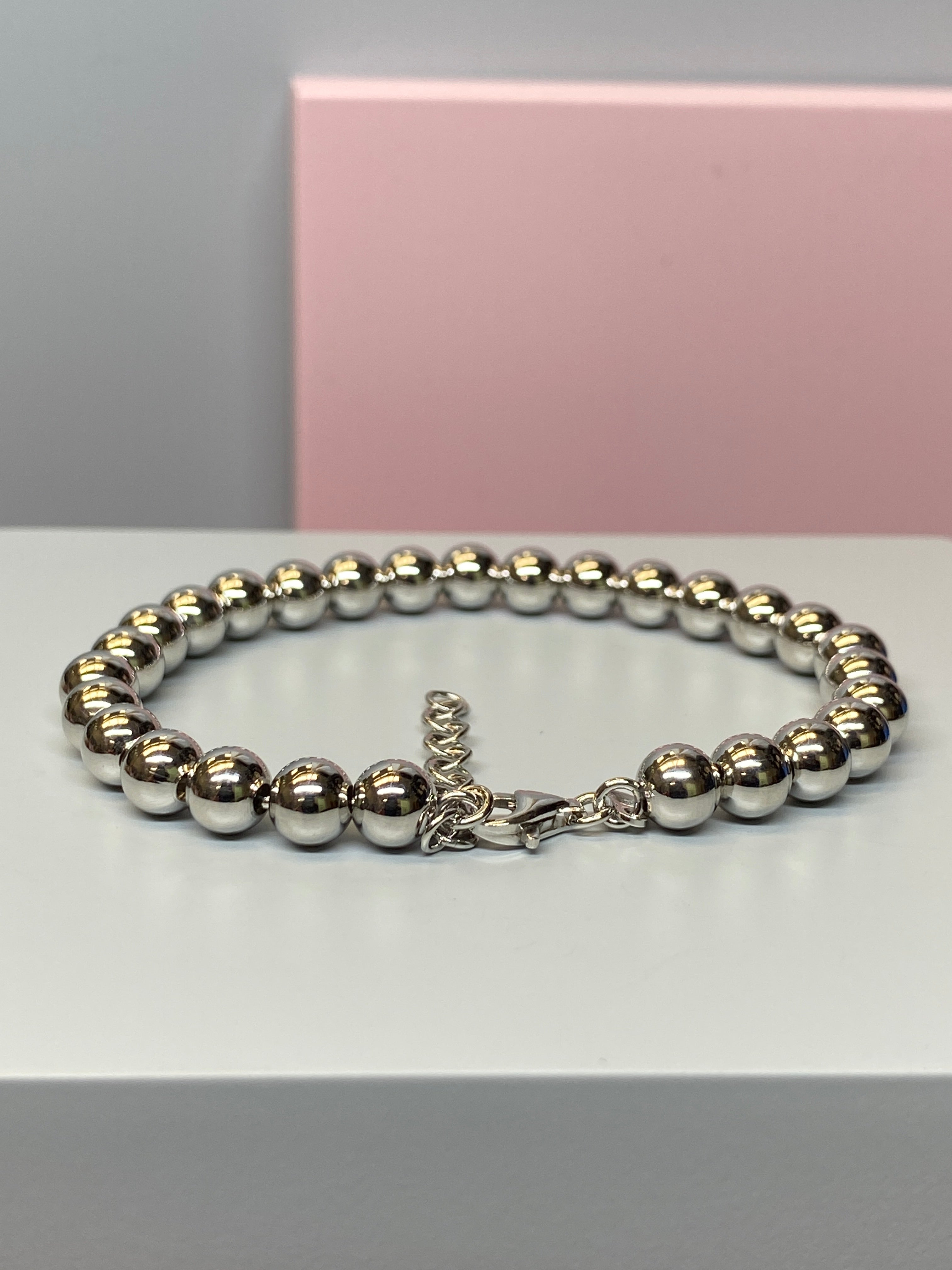 Silver Beaded Bracelet - Hallmark Jewellers Formby & The Jewellers Bench Widnes