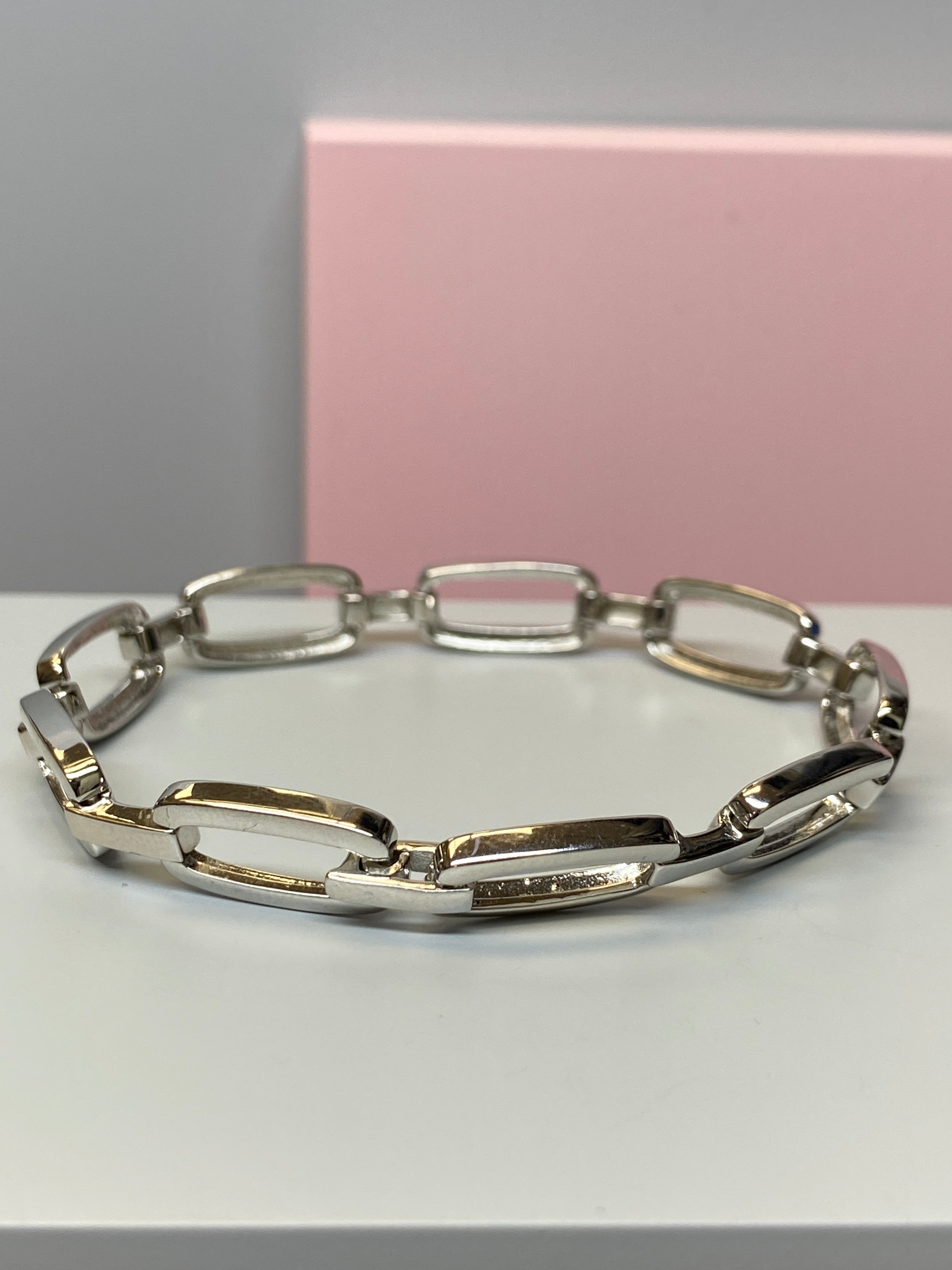 Silver Rectangle Bracelet - Hallmark Jewellers Formby & The Jewellers Bench Widnes