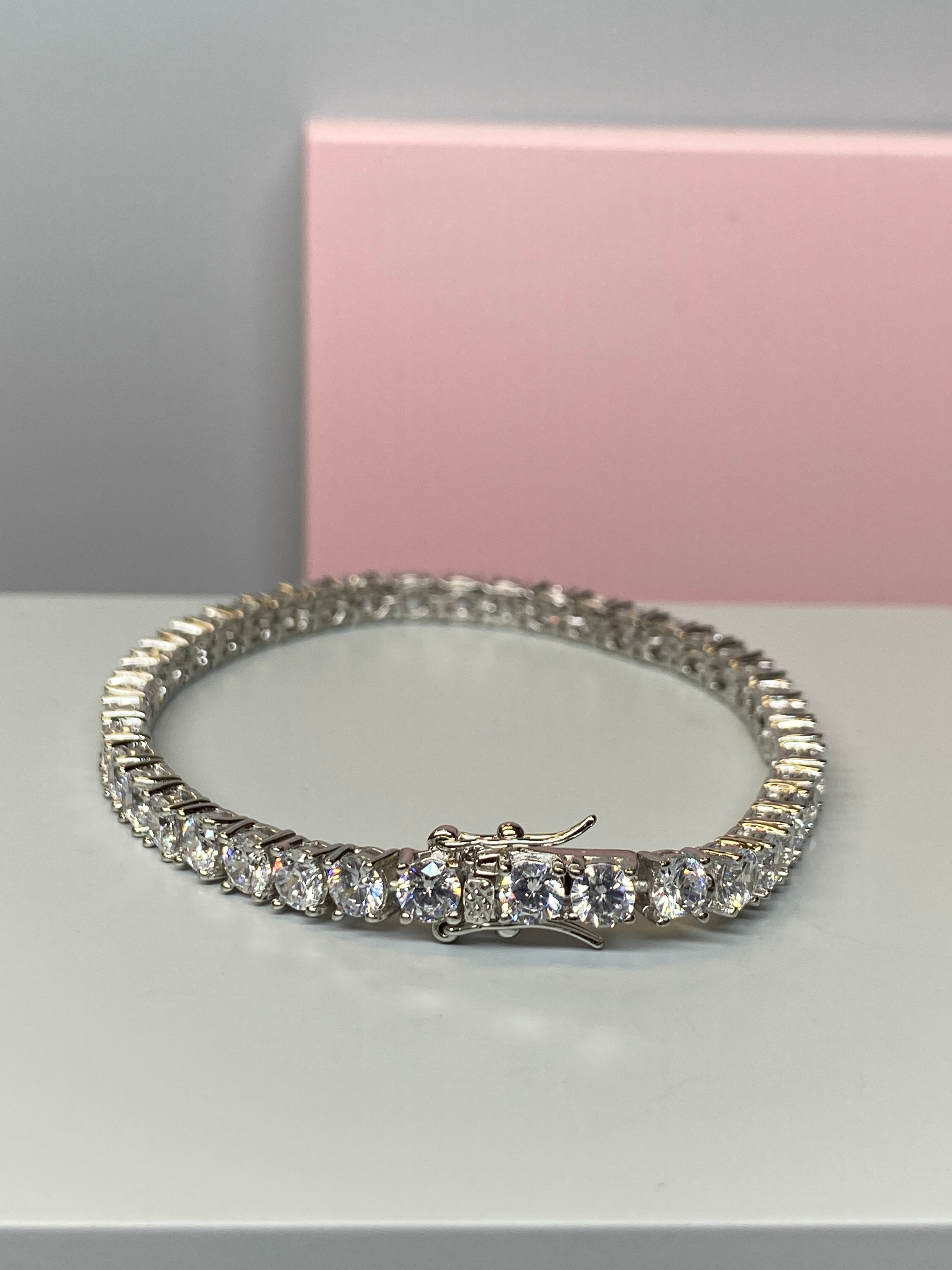 Silver Tennis & CZ Bracelet - Hallmark Jewellers Formby & The Jewellers Bench Widnes
