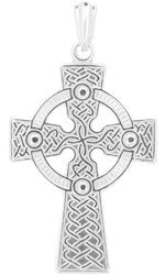 Sterling Silver Large Celtic Cross - CLA1028 - Hallmark Jewellers Formby & The Jewellers Bench Widnes