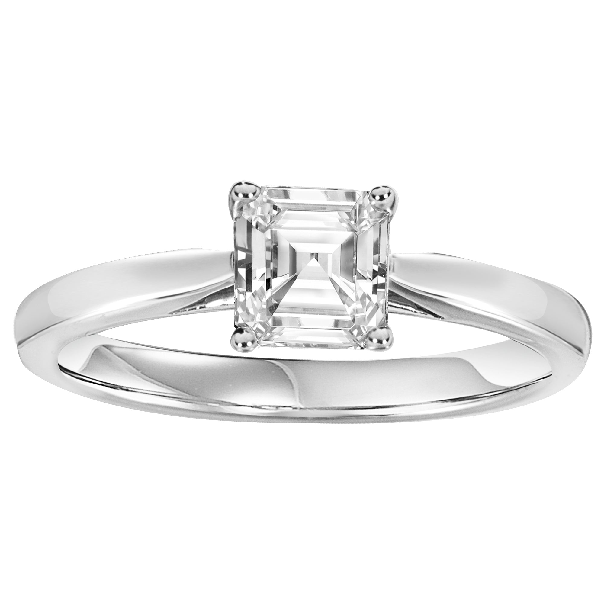 Sterling Silver Cubic Zirconia 1.00ct Ring - AK1044 - Hallmark Jewellers Formby & The Jewellers Bench Widnes