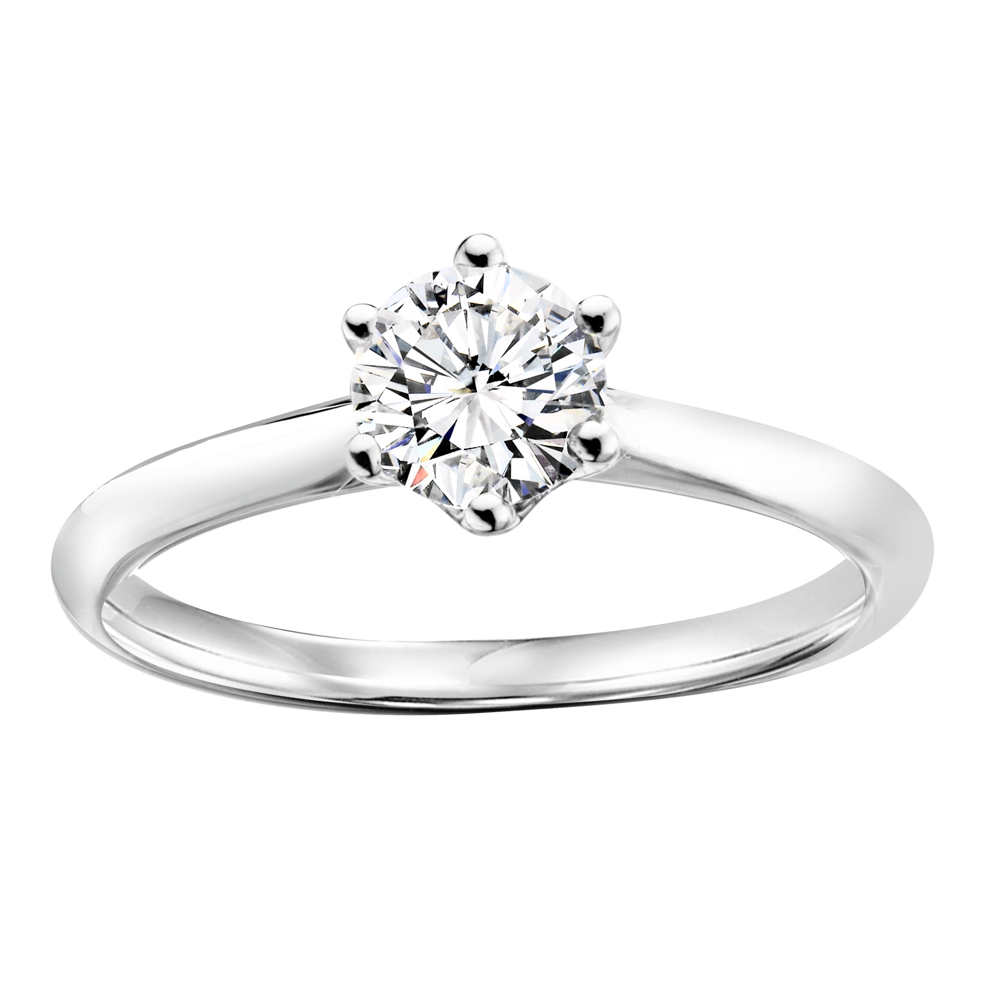 Sterling Silver Cubic Zirconia 1.00ct Ring - AK1020 - Hallmark Jewellers Formby & The Jewellers Bench Widnes