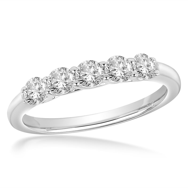 Sterling Silver Cubic Zirconia Ring - AK1026 - Hallmark Jewellers Formby & The Jewellers Bench Widnes