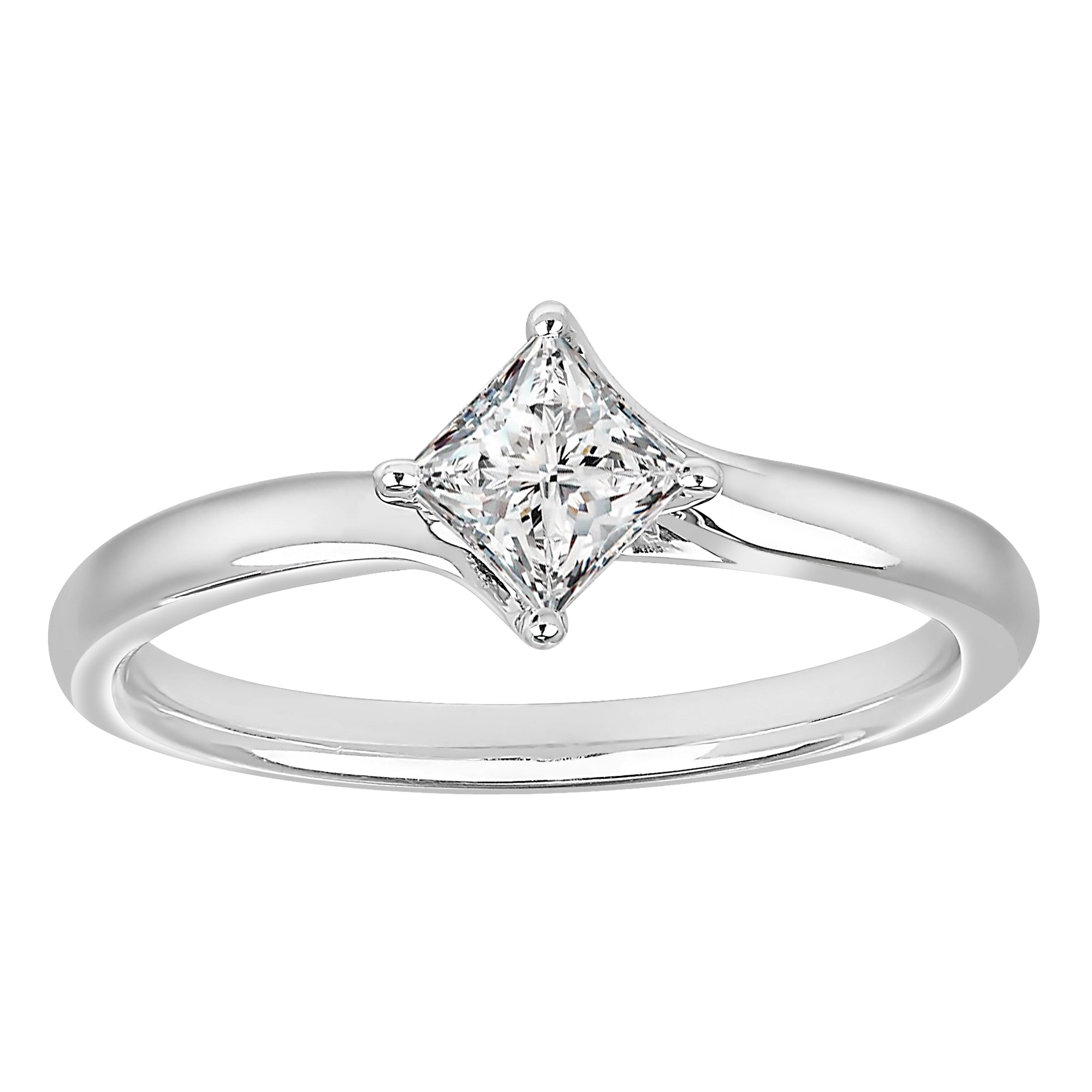 Sterling Silver Cubic Zirconia Ring - AK1023 - Hallmark Jewellers Formby & The Jewellers Bench Widnes