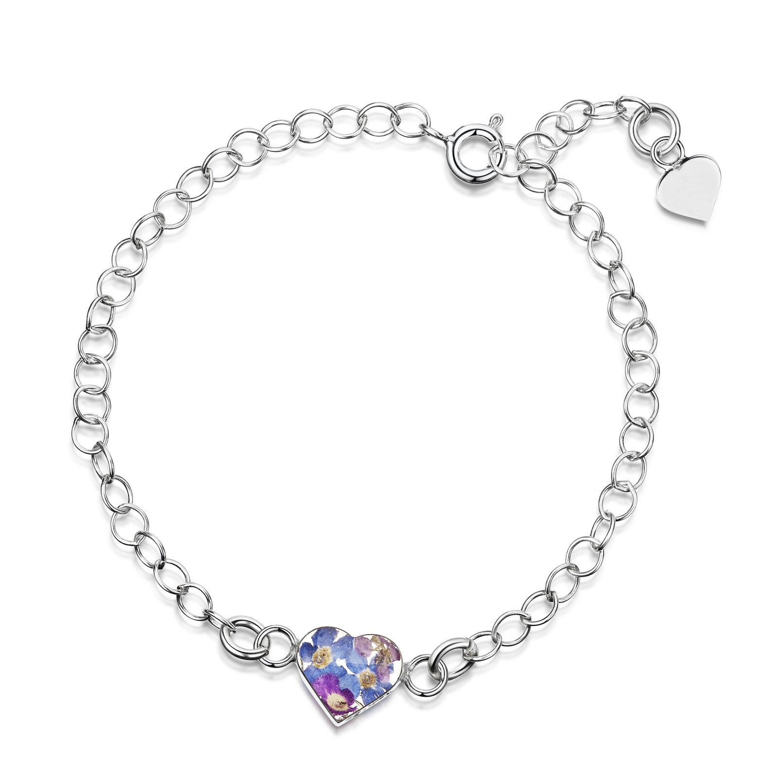 Flower Bracelet - Sterling silver - BLBR03 - Hallmark Jewellers Formby & The Jewellers Bench Widnes