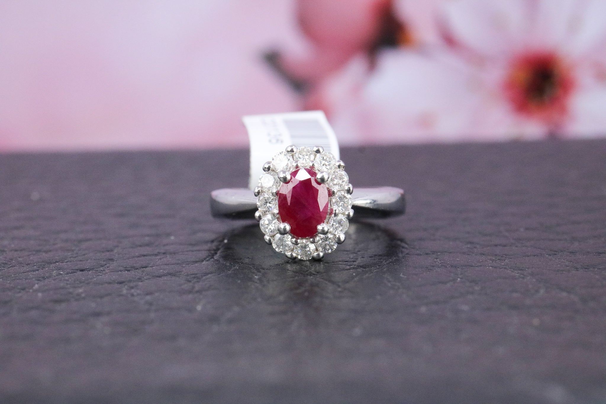 Platinum, Ruby & Diamond Ring - CO1136 - Hallmark Jewellers Formby & The Jewellers Bench Widnes