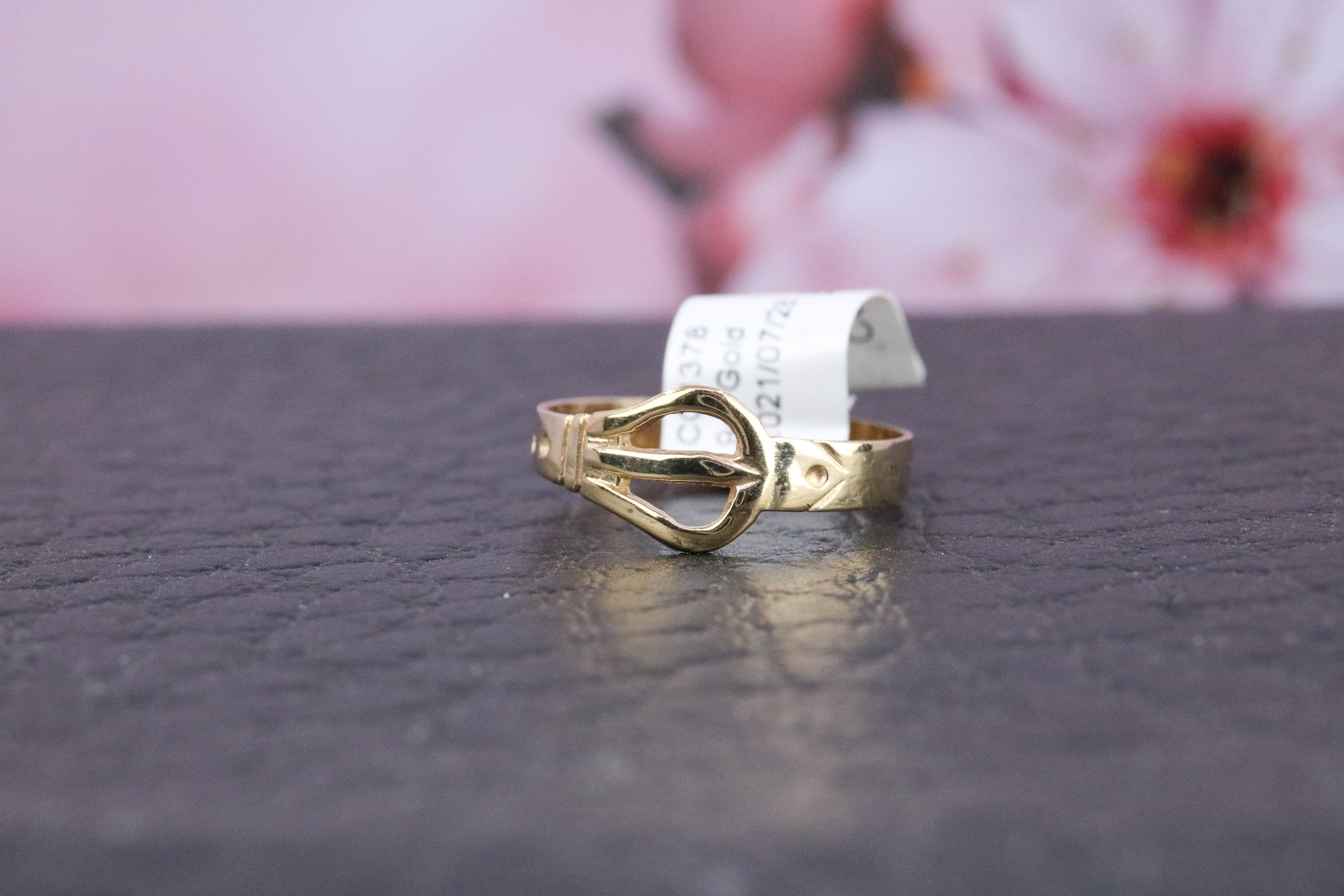 9ct Gold Buckle Ring - CO1378 - Hallmark Jewellers Formby & The Jewellers Bench Widnes
