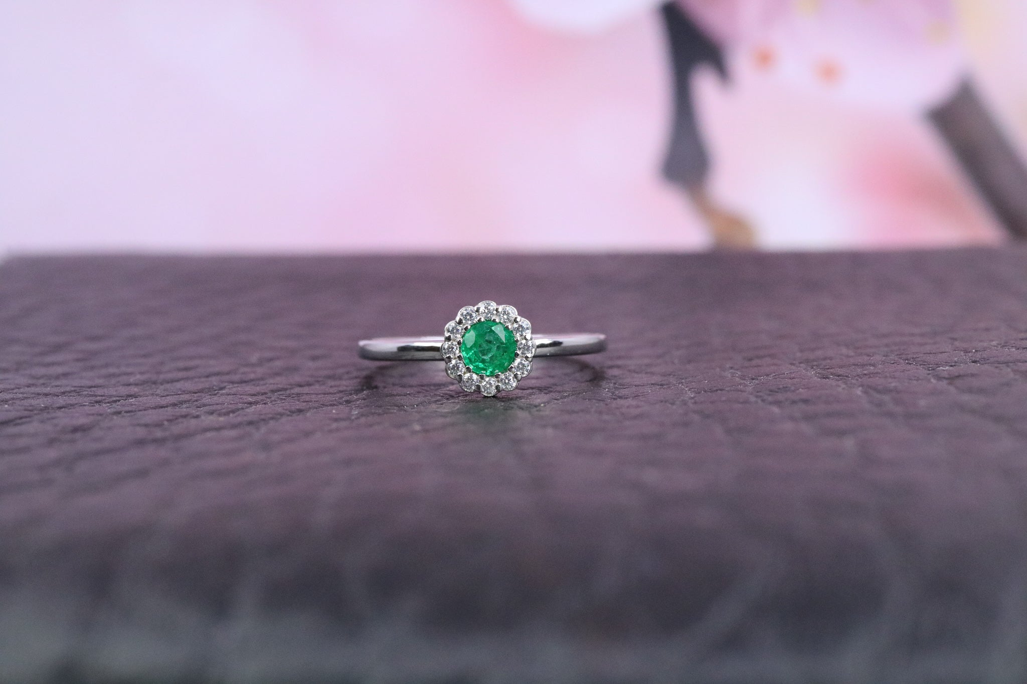 Sterling Silver & May Birthstone Ring - AK1104 - Hallmark Jewellers Formby & The Jewellers Bench Widnes