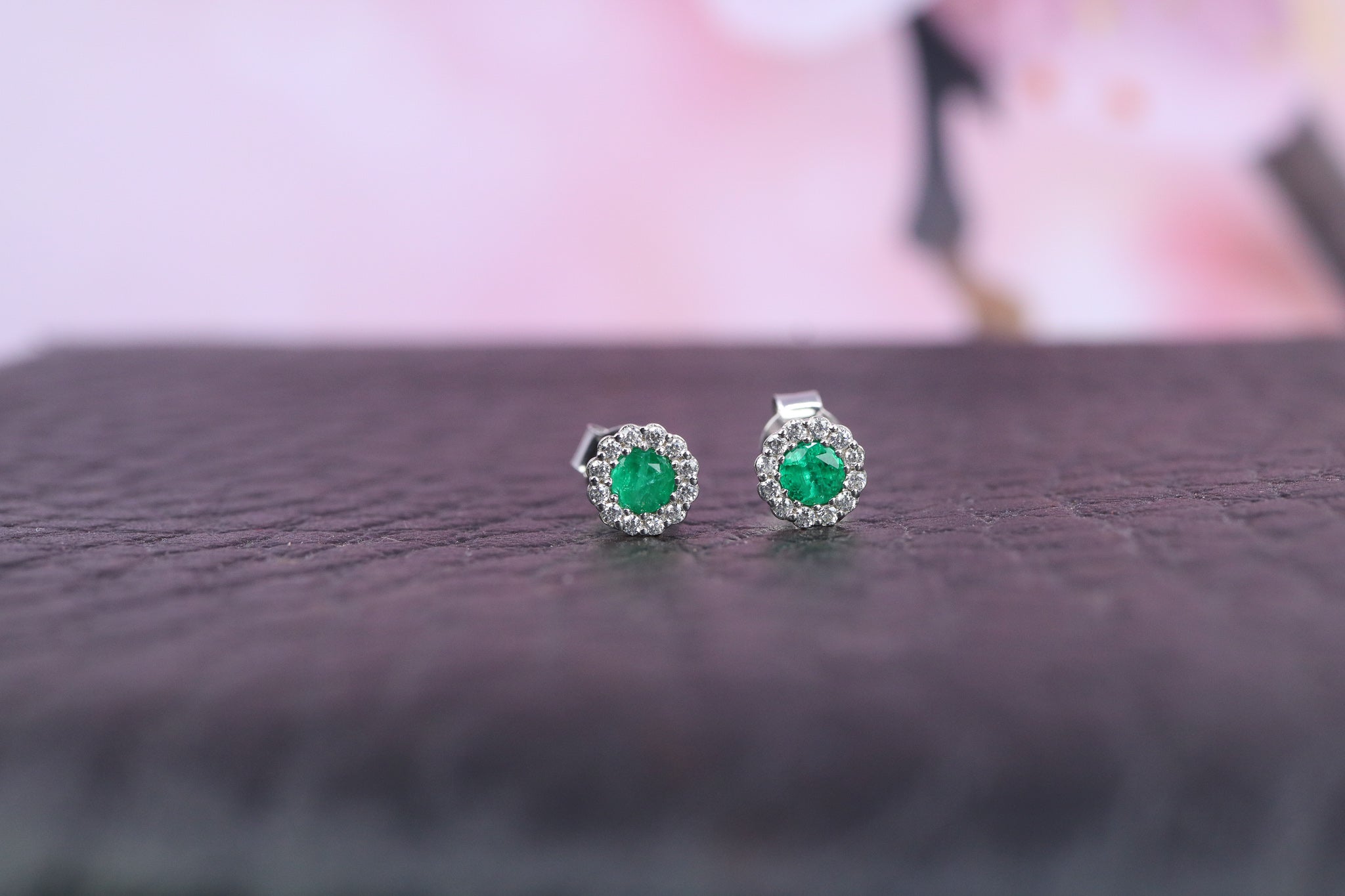 Sterling Silver & May Birthstone Earring - AK1091 - Hallmark Jewellers Formby & The Jewellers Bench Widnes