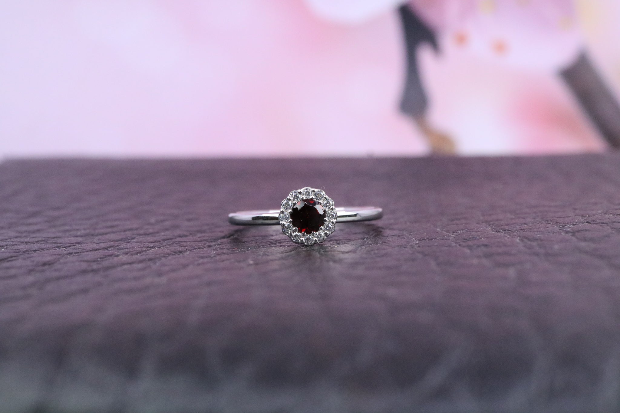 Sterling Silver & January Birthstone Ring - AK1096 - Hallmark Jewellers Formby & The Jewellers Bench Widnes