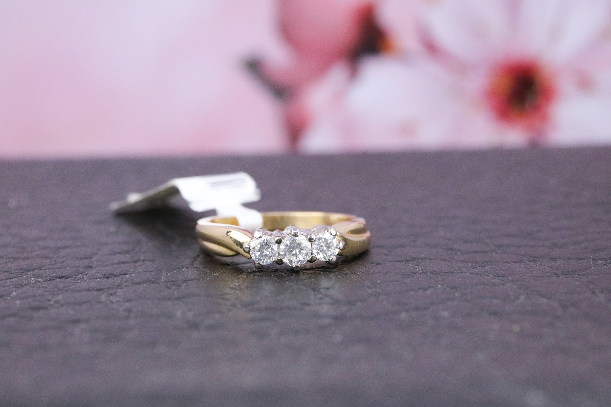 18ct Yellow Gold Diamond Ring - HJ2020 - Hallmark Jewellers Formby & The Jewellers Bench Widnes
