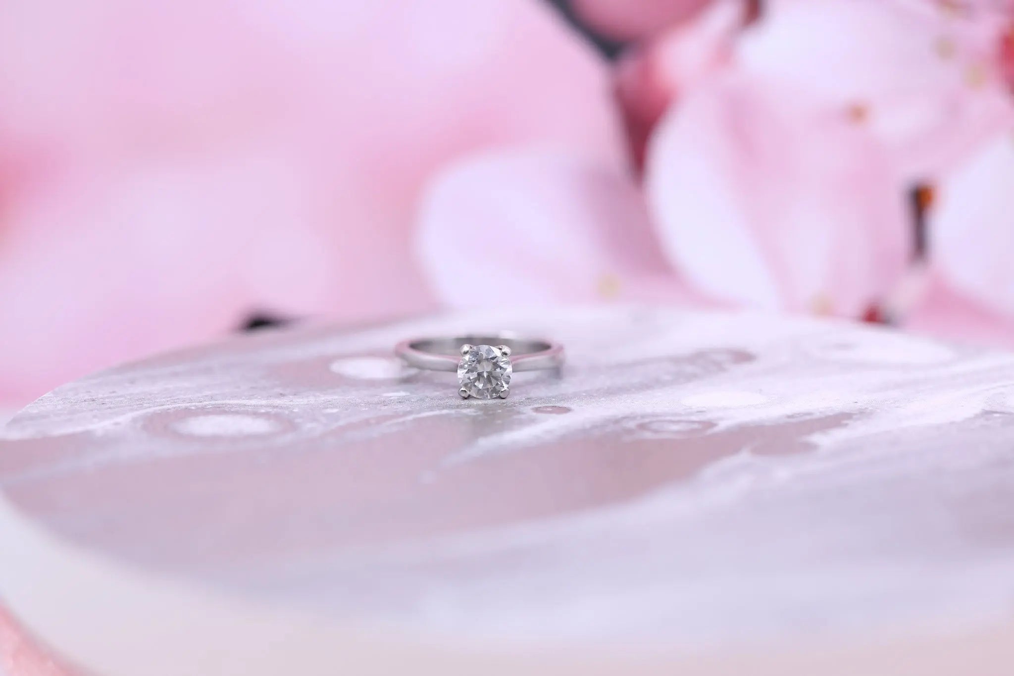 Platinum Diamond Ring 0.63ct - W1837 - Hallmark Jewellers Formby & The Jewellers Bench Widnes