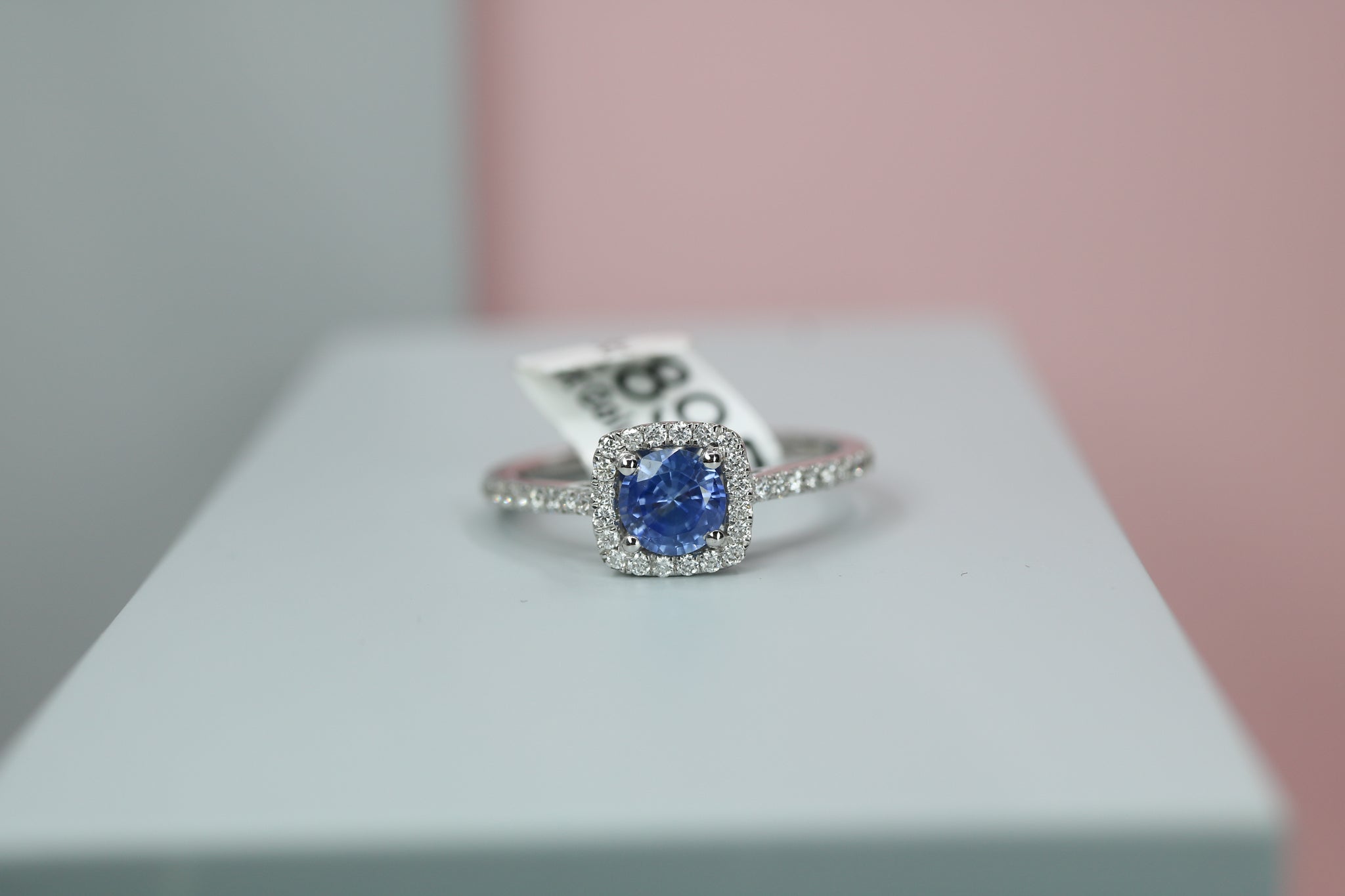 18ct White Gold Sapphire & Diamond Ring - Hallmark Jewellers Formby & The Jewellers Bench Widnes