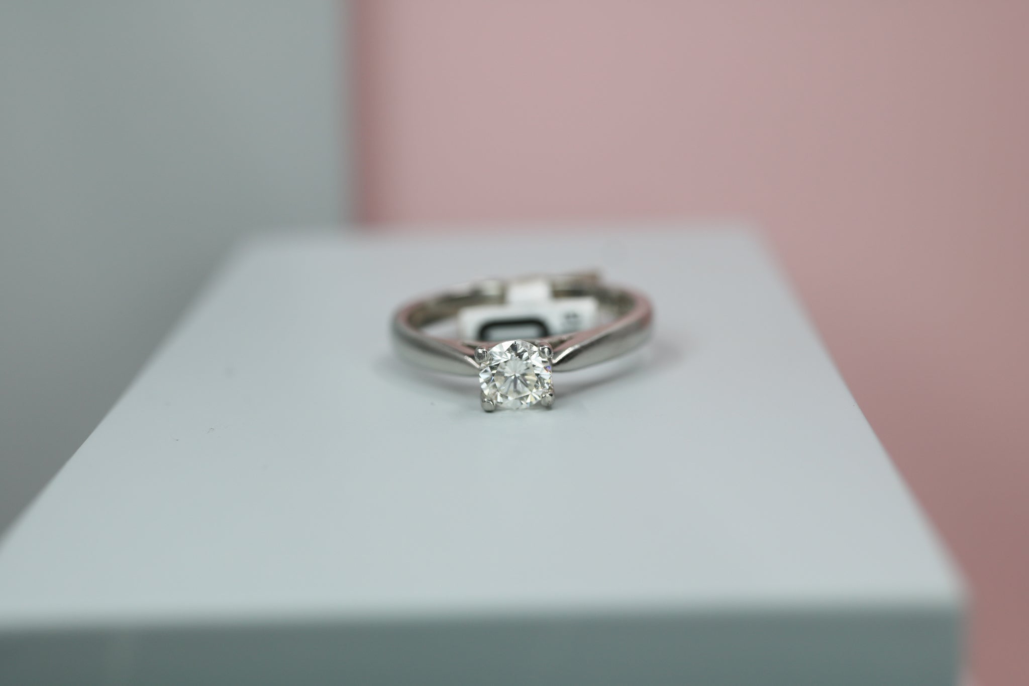 Platinum Diamond Engagement Ring 0.42ct - HJ2080 - Hallmark Jewellers Formby & The Jewellers Bench Widnes