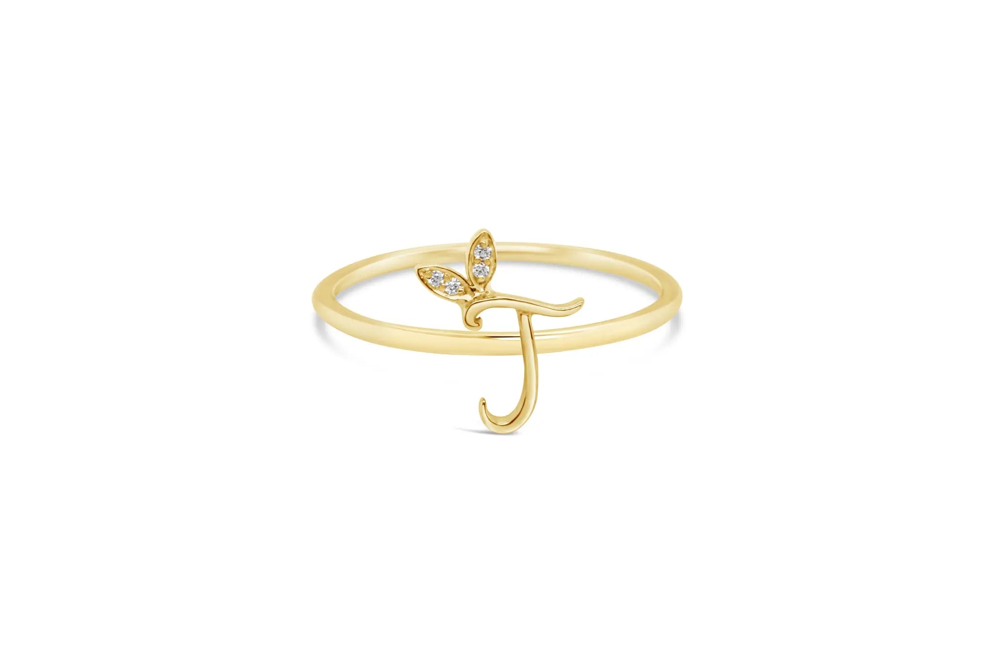Sterling Silver Initial ring - MJI006 - Hallmark Jewellers Formby & The Jewellers Bench Widnes