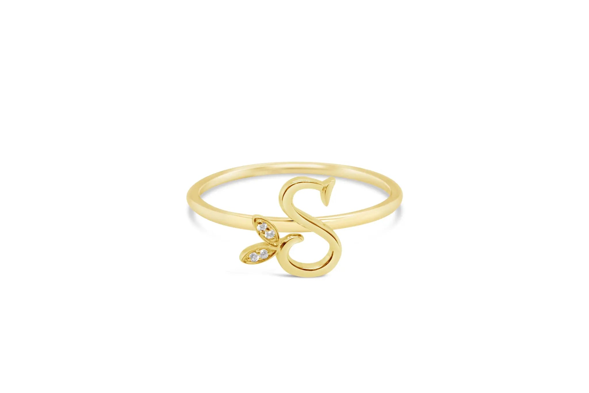 Sterling Silver Initial ring - MJI006 - Hallmark Jewellers Formby & The Jewellers Bench Widnes
