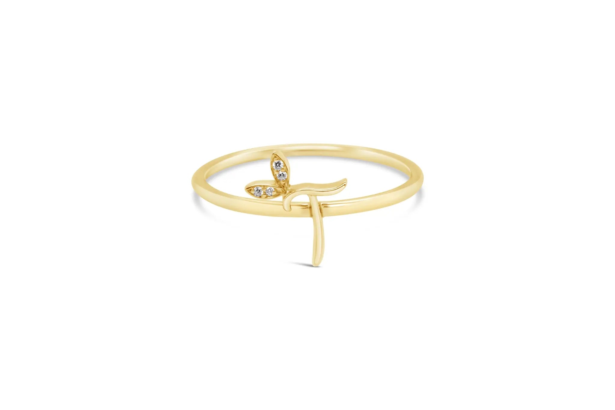 Sterling Silver Initial ring - MJI006 - Hallmark Jewellers Formby & The Jewellers Bench Widnes