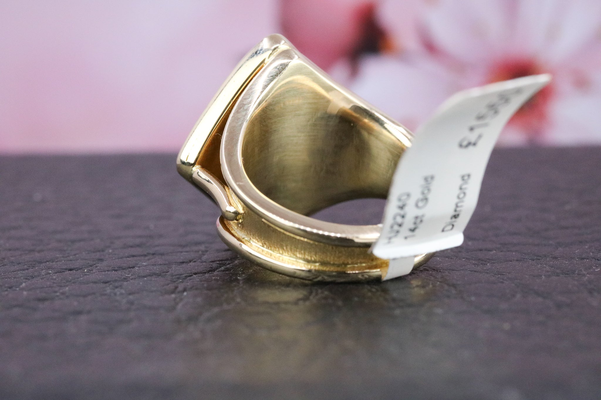 14ct Yellow Gold Diamond Ring - HJ2240 - Hallmark Jewellers Formby & The Jewellers Bench Widnes