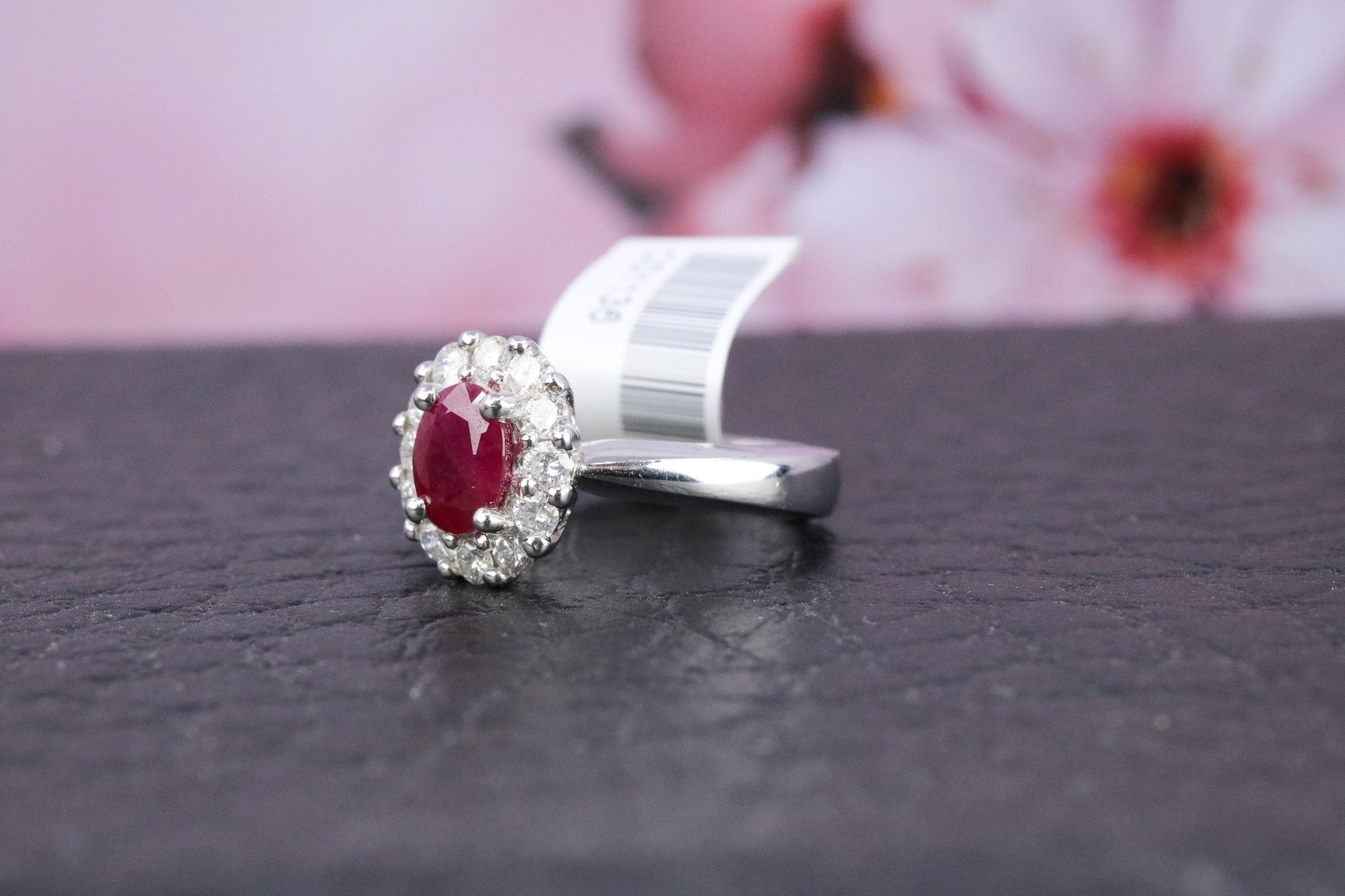 Platinum, Ruby & Diamond Ring - CO1136 - Hallmark Jewellers Formby & The Jewellers Bench Widnes