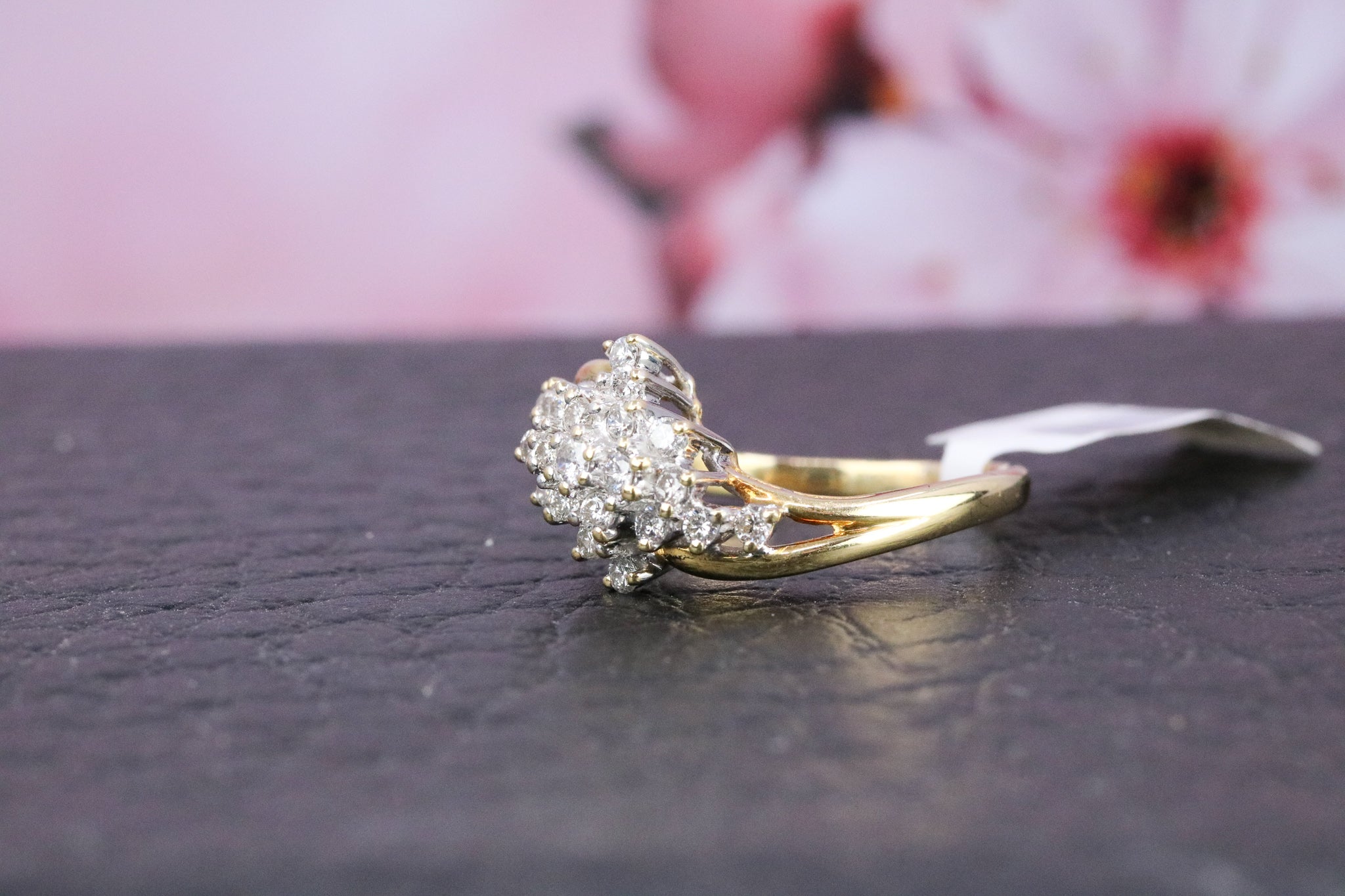 18ct Yellow Gold Diamond Ring - HJ2247 - Hallmark Jewellers Formby & The Jewellers Bench Widnes