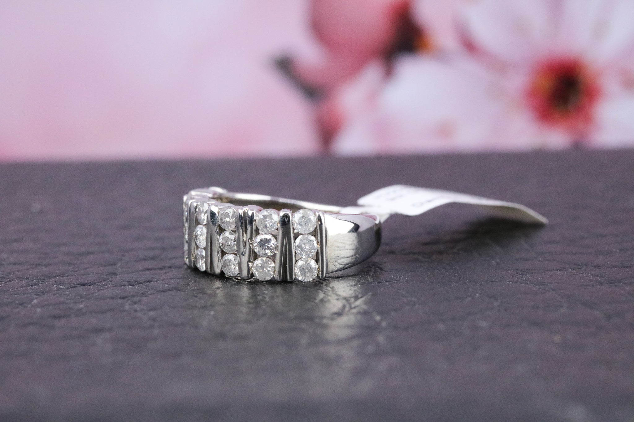 9ct White Gold Diamond Ring - HJ2283 - Hallmark Jewellers Formby & The Jewellers Bench Widnes