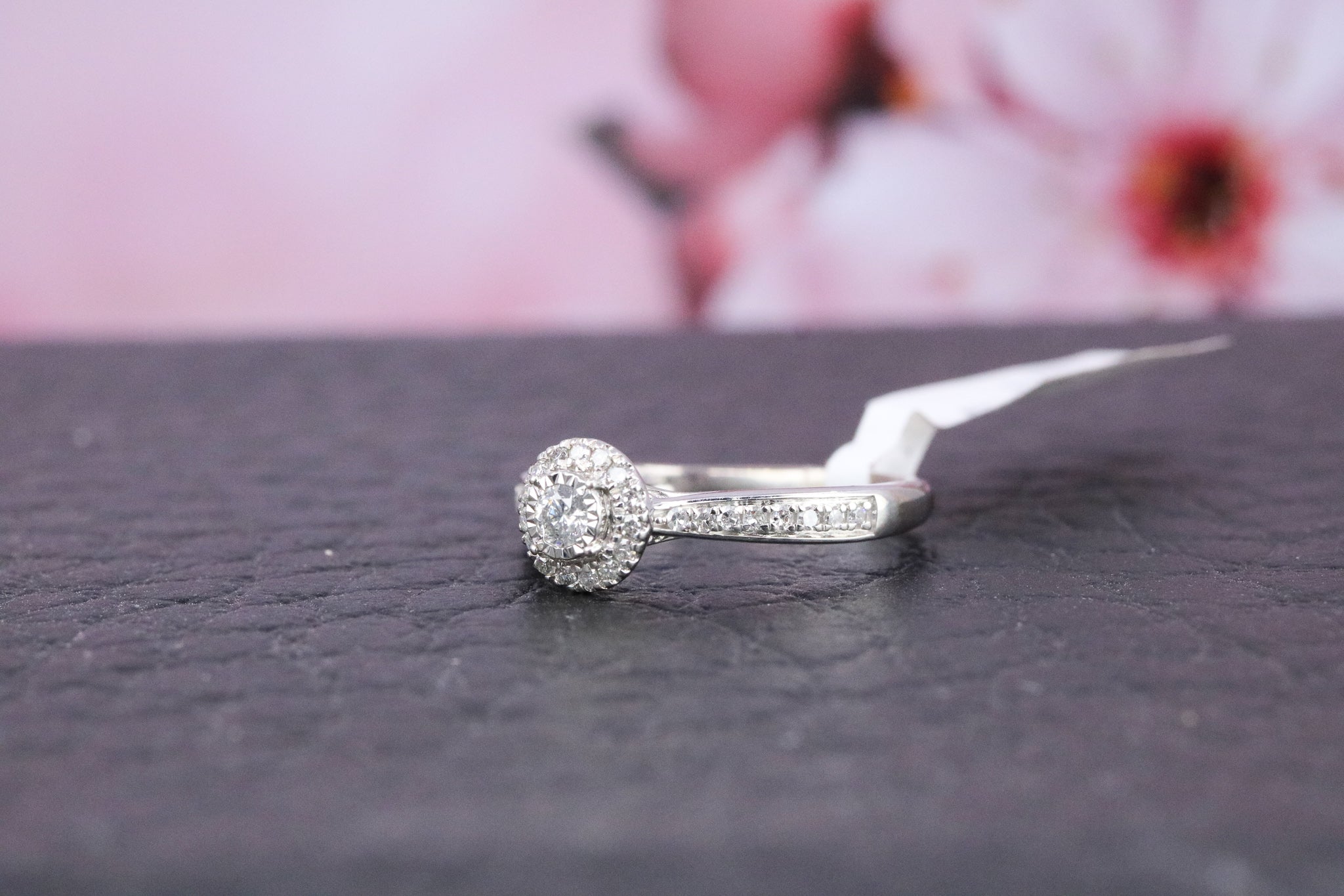 9ct White Gold Diamond Ring - HJ2278 - Hallmark Jewellers Formby & The Jewellers Bench Widnes