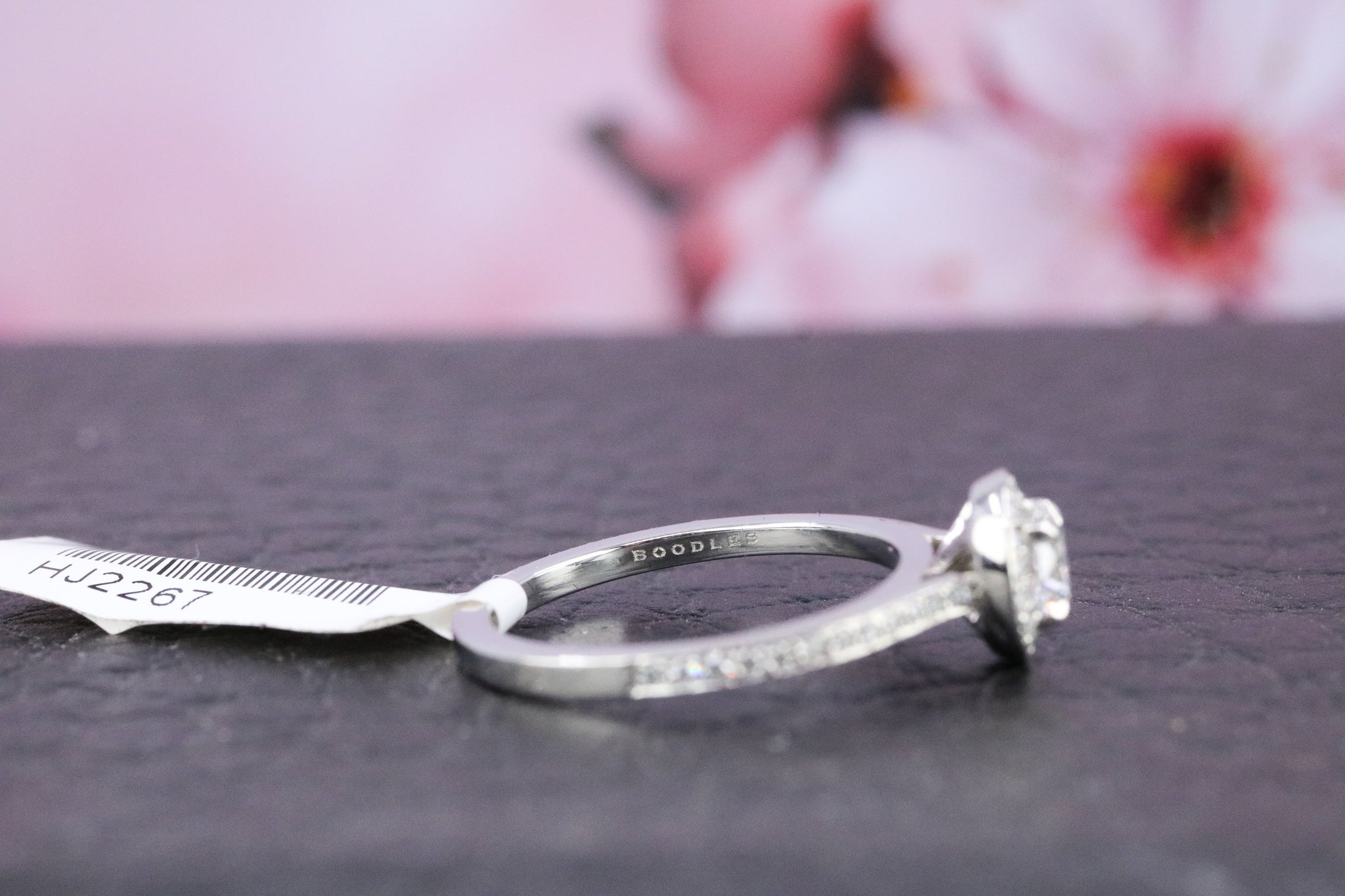 Platinum Diamond Ring - HJ2267 - Hallmark Jewellers Formby & The Jewellers Bench Widnes