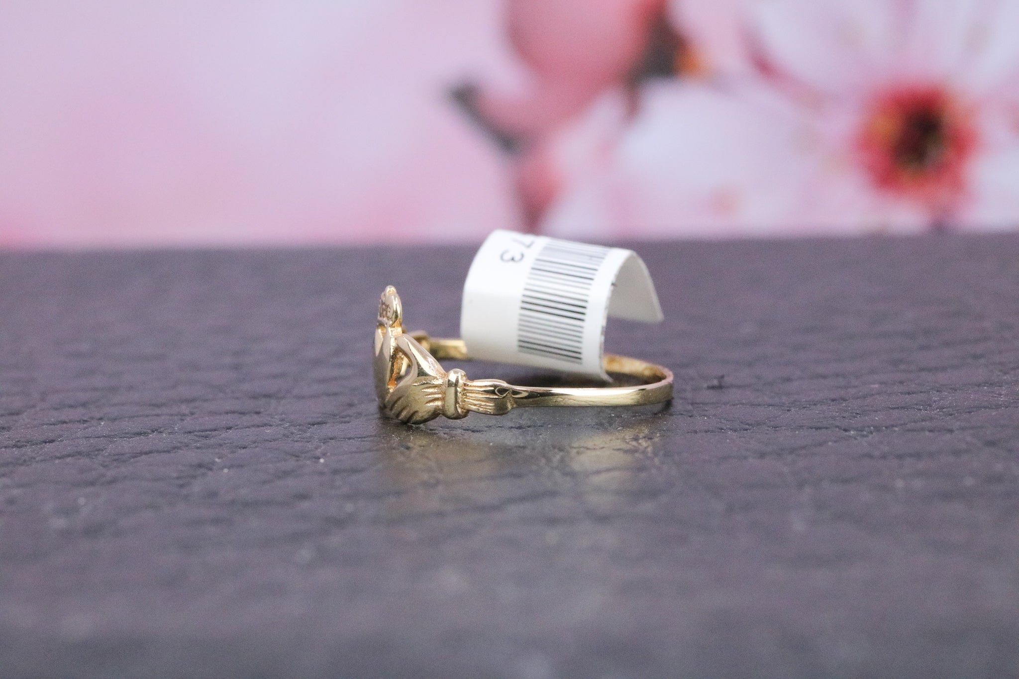 9ct Yellow Gold Ring Claddagh - CO1473 - Hallmark Jewellers Formby & The Jewellers Bench Widnes