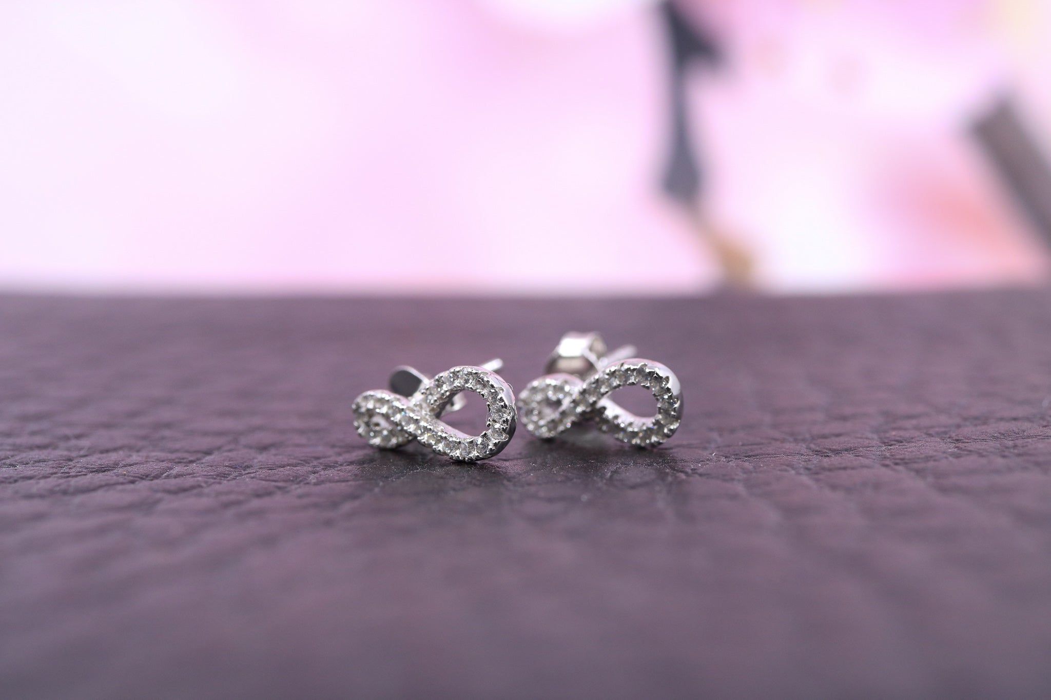 Sterling Silver & CZ Earrings - IN1091 - Hallmark Jewellers Formby & The Jewellers Bench Widnes