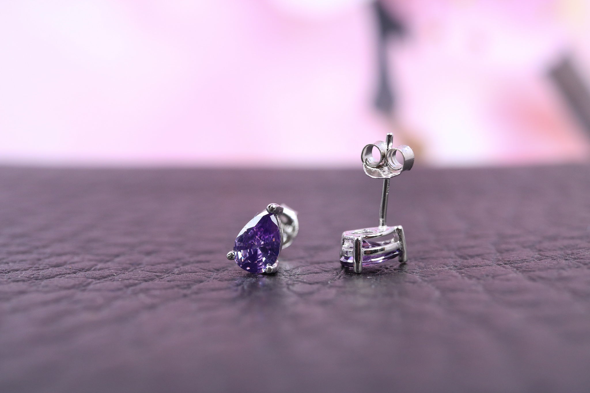 Sterling Silver & CZ Earrings - IN1092 - Hallmark Jewellers Formby & The Jewellers Bench Widnes