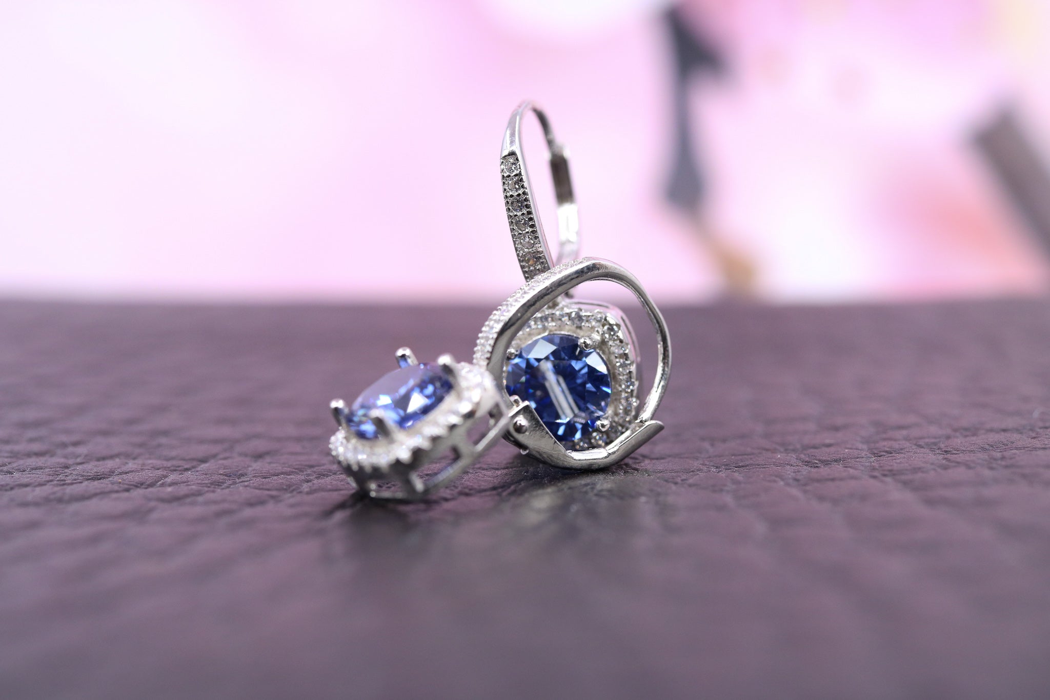 Sterling Silver & CZ Earrings - IN1094 - Hallmark Jewellers Formby & The Jewellers Bench Widnes