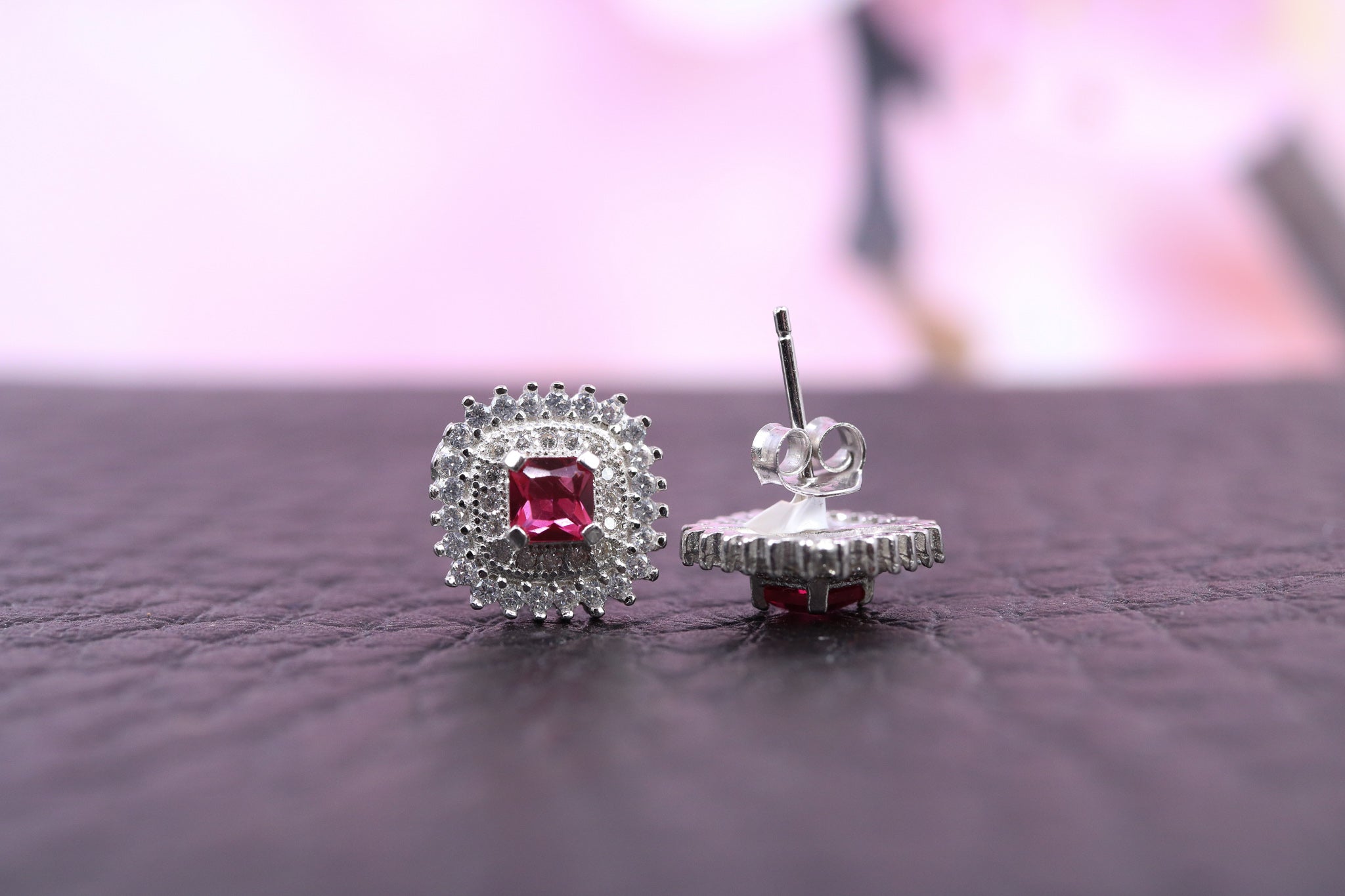 Sterling Silver & CZ Earrings - IN1096 - Hallmark Jewellers Formby & The Jewellers Bench Widnes