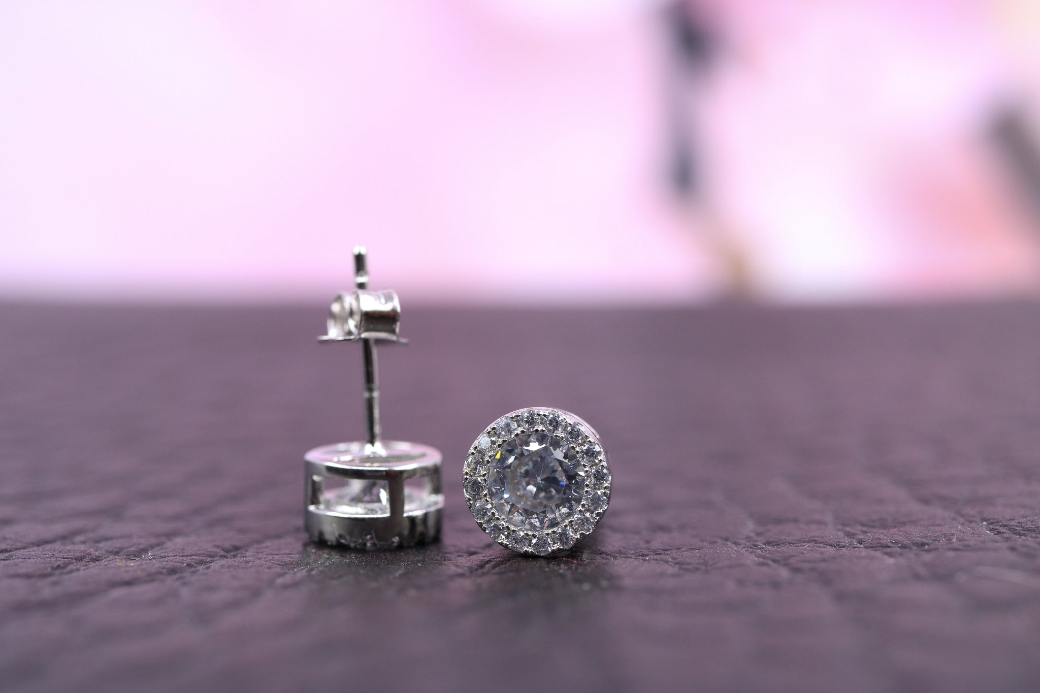 Sterling Silver & CZ Earrings - IN1104 - Hallmark Jewellers Formby & The Jewellers Bench Widnes