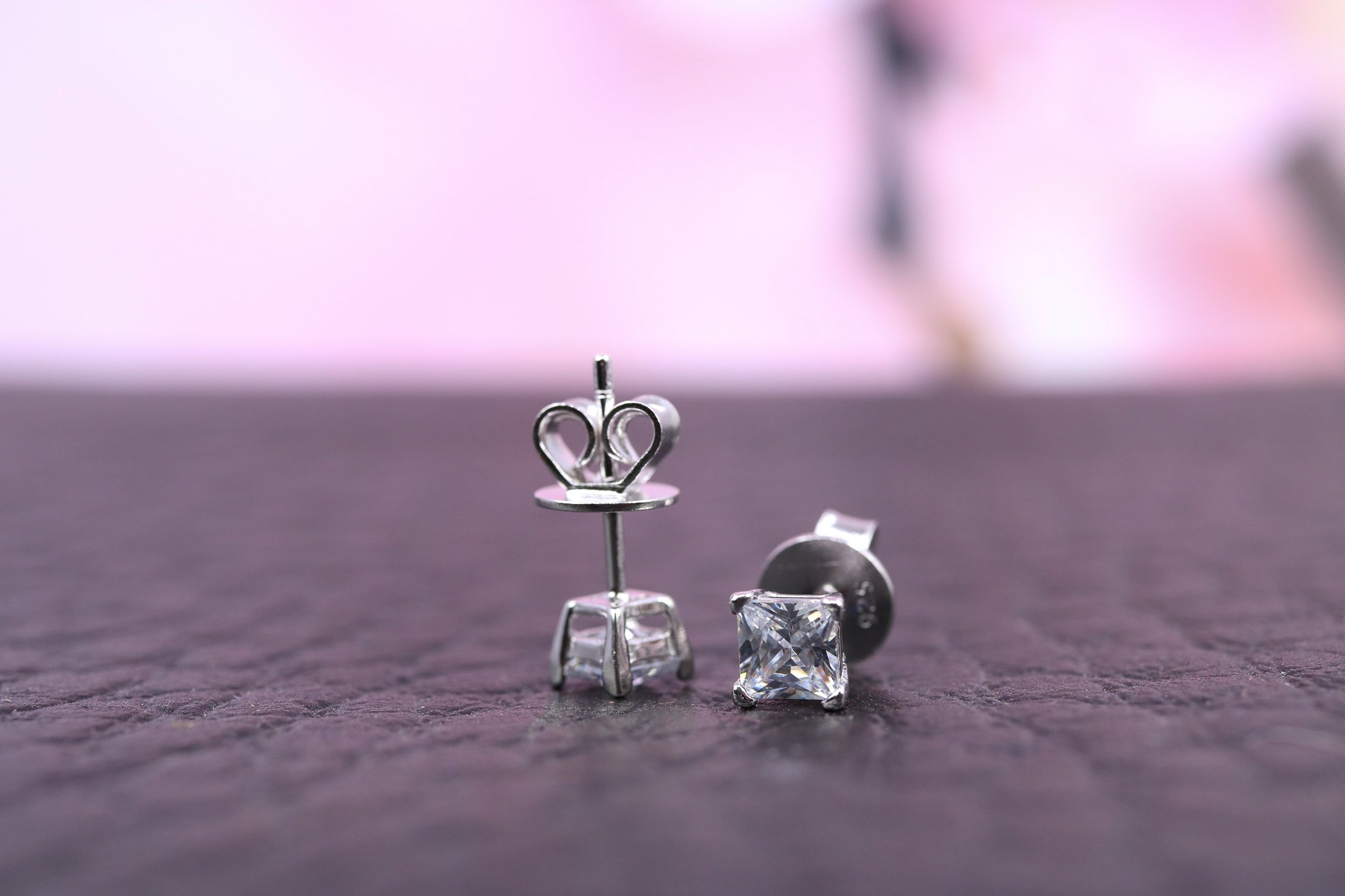 Sterling Silver & CZ Earrings - IN1108 - Hallmark Jewellers Formby & The Jewellers Bench Widnes