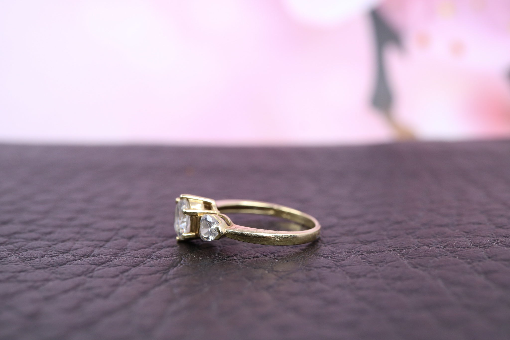 9ct Yellow Gold & Cubic Zirconia Ring - HJ2456 - Hallmark Jewellers Formby & The Jewellers Bench Widnes