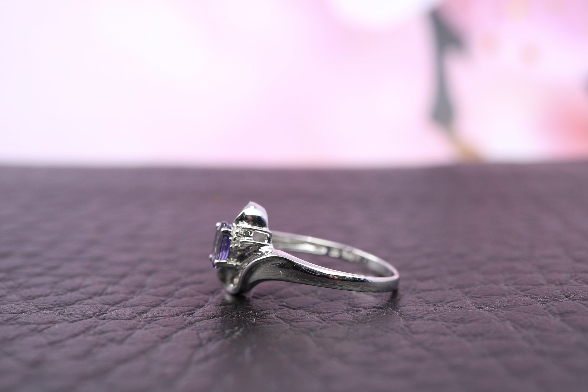 9ct White Gold & Diamond Ring - HJ2487 - Hallmark Jewellers Formby & The Jewellers Bench Widnes