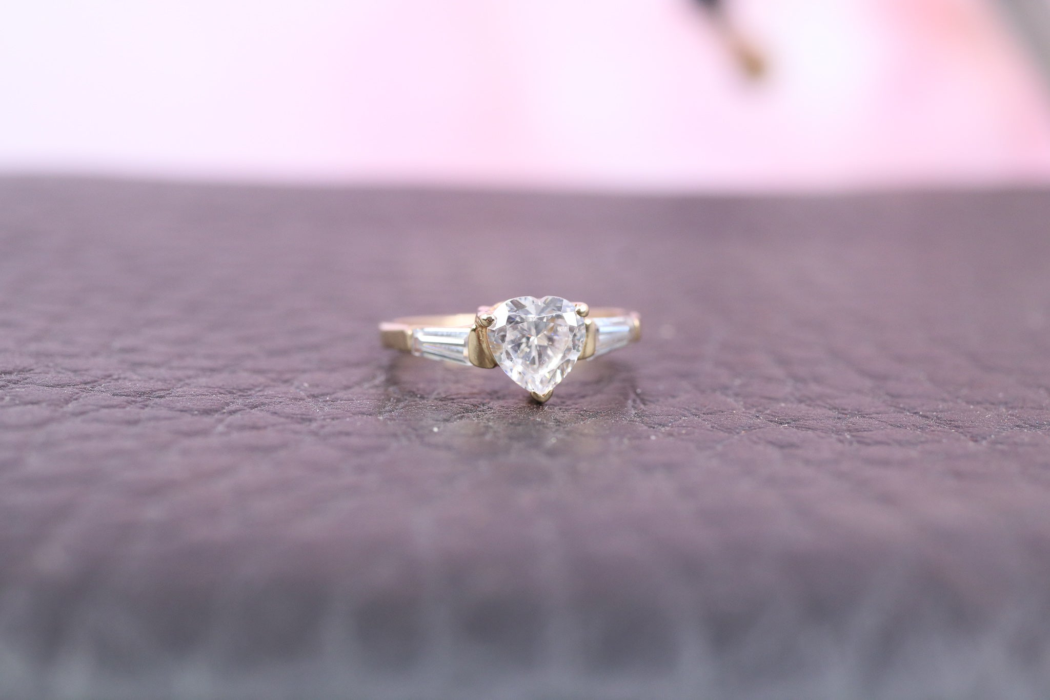 14ct Yellow Gold & CZ Ring - HJ2567 - Hallmark Jewellers Formby & The Jewellers Bench Widnes
