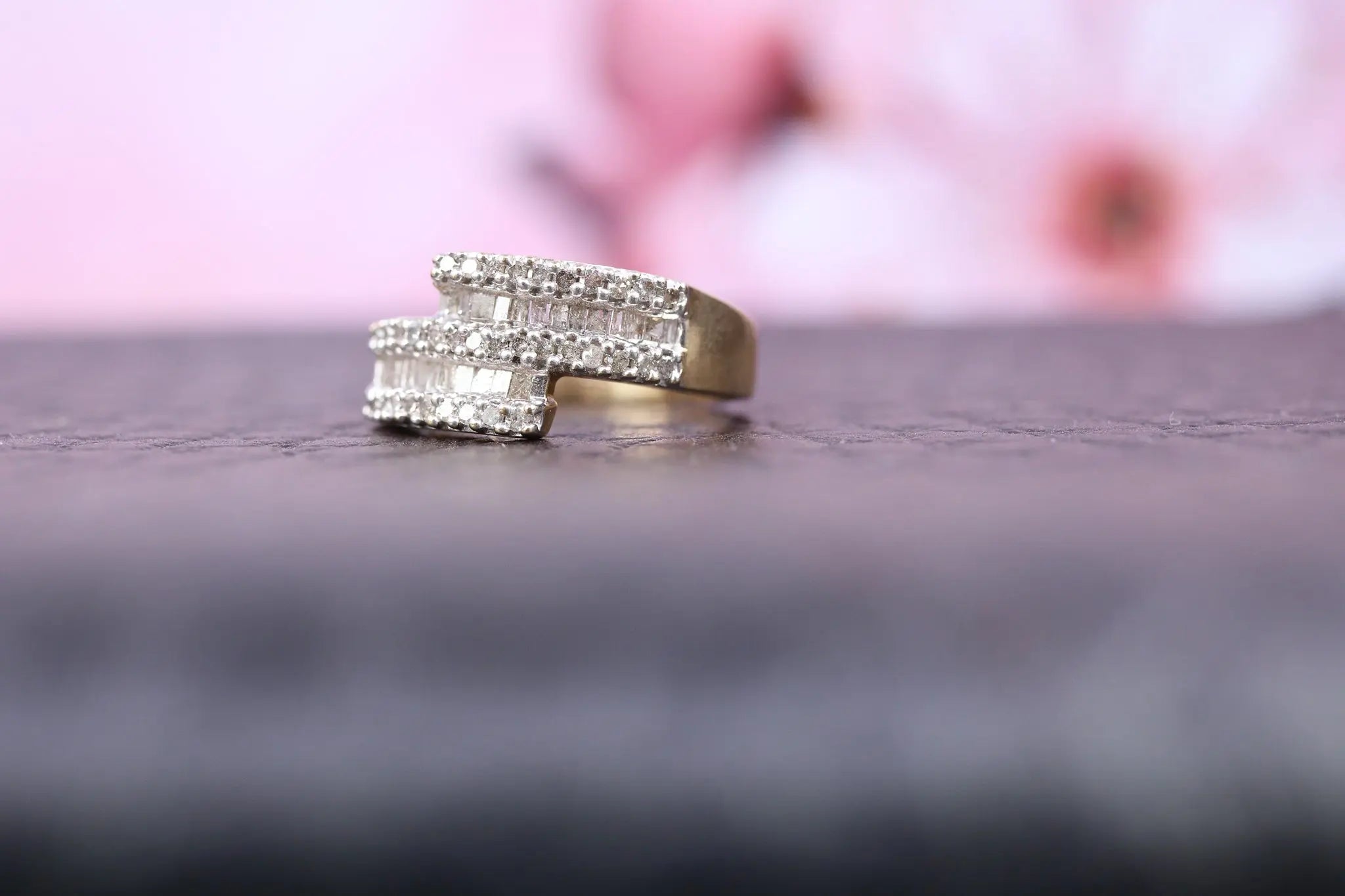 9ct Yellow Gold & Diamond Ring - W6021 - Hallmark Jewellers Formby & The Jewellers Bench Widnes