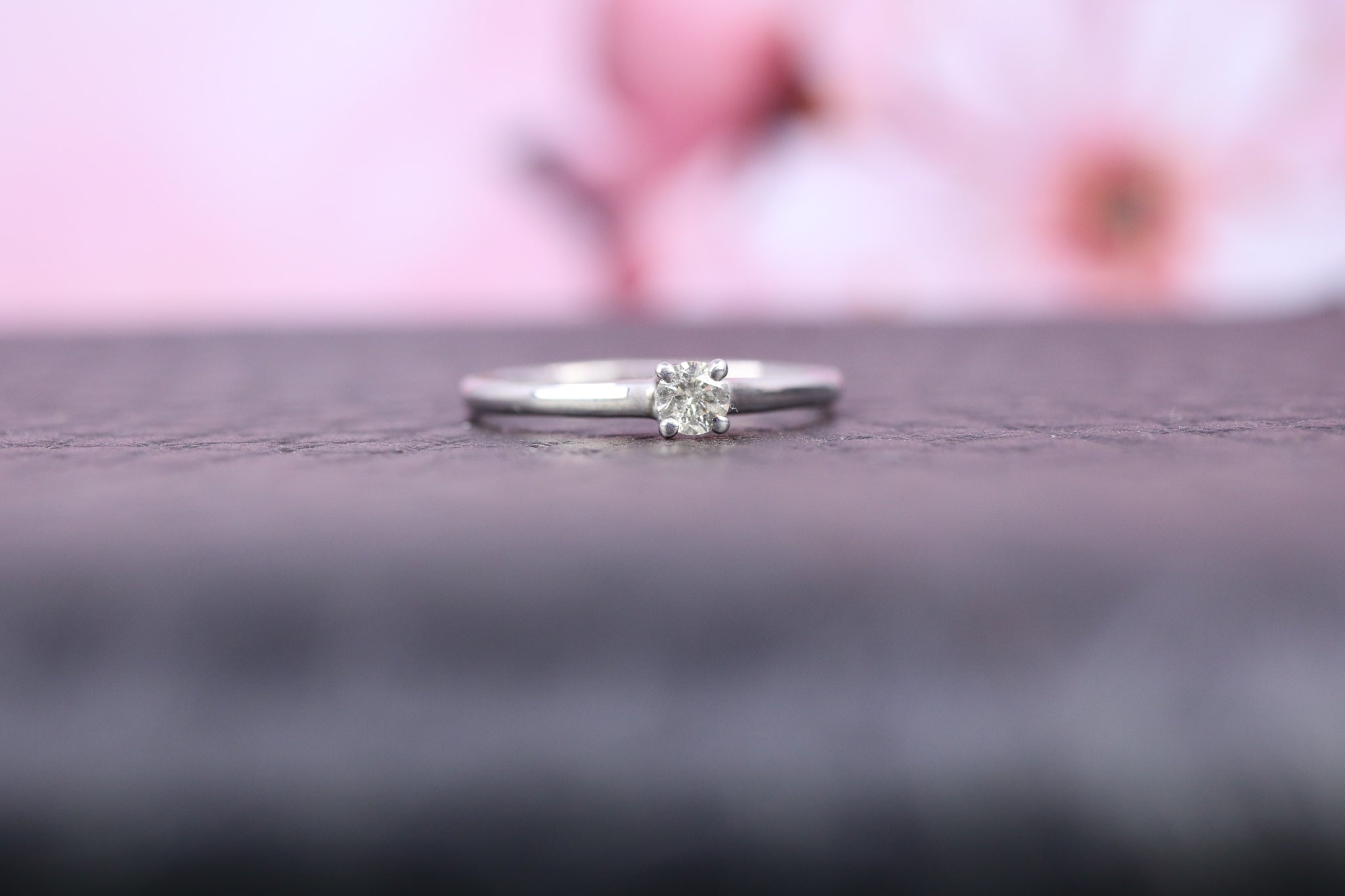 9ct White Gold & Diamond Ring - W6023 - Hallmark Jewellers Formby & The Jewellers Bench Widnes