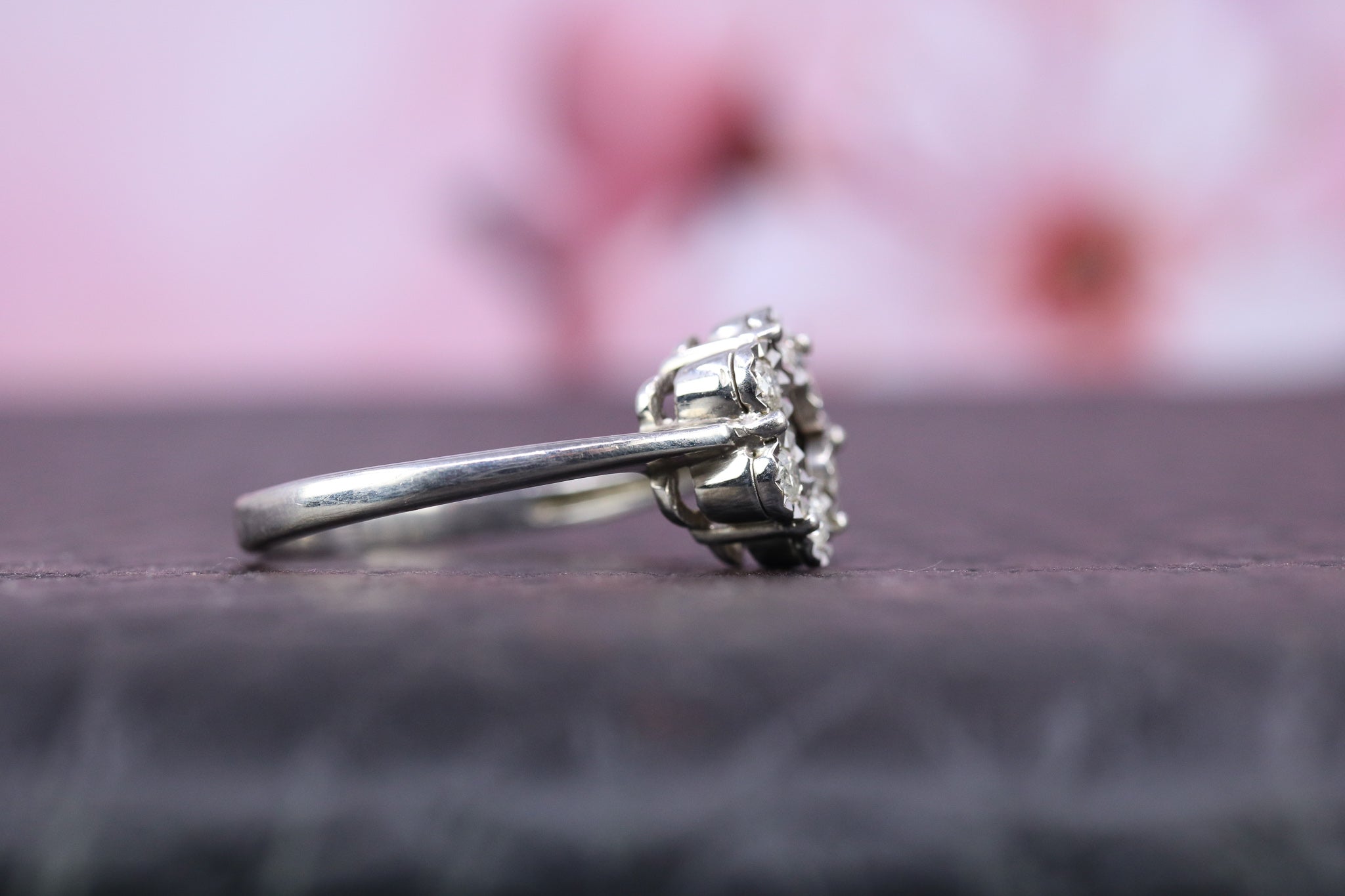 9ct White Gold & Diamond Ring - HJ2673 - Hallmark Jewellers Formby & The Jewellers Bench Widnes