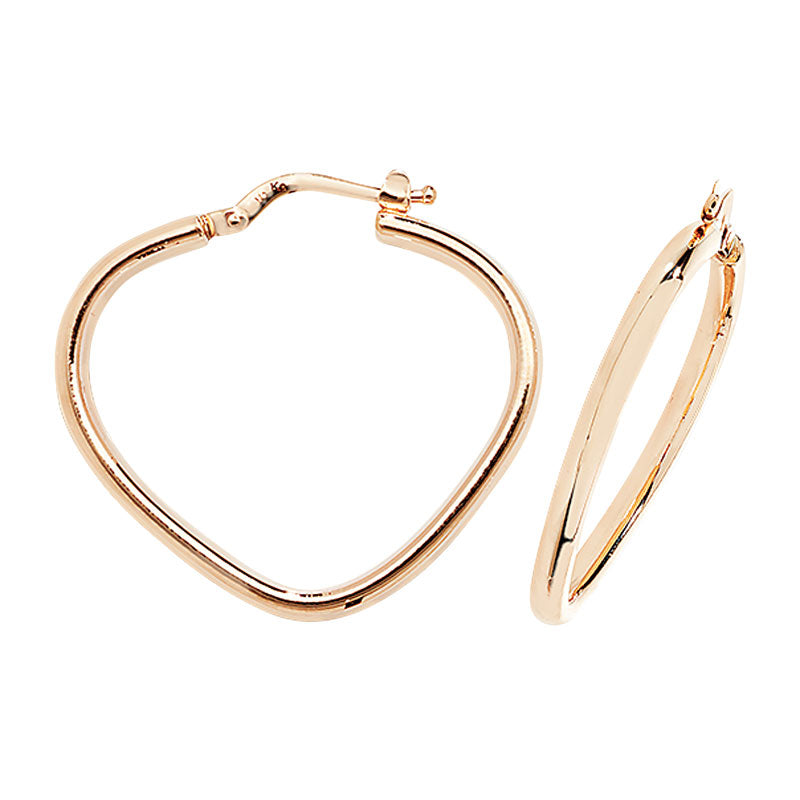 9ct Yellow Gold Hoop Earrings - KUA1034 - Hallmark Jewellers Formby & The Jewellers Bench Widnes